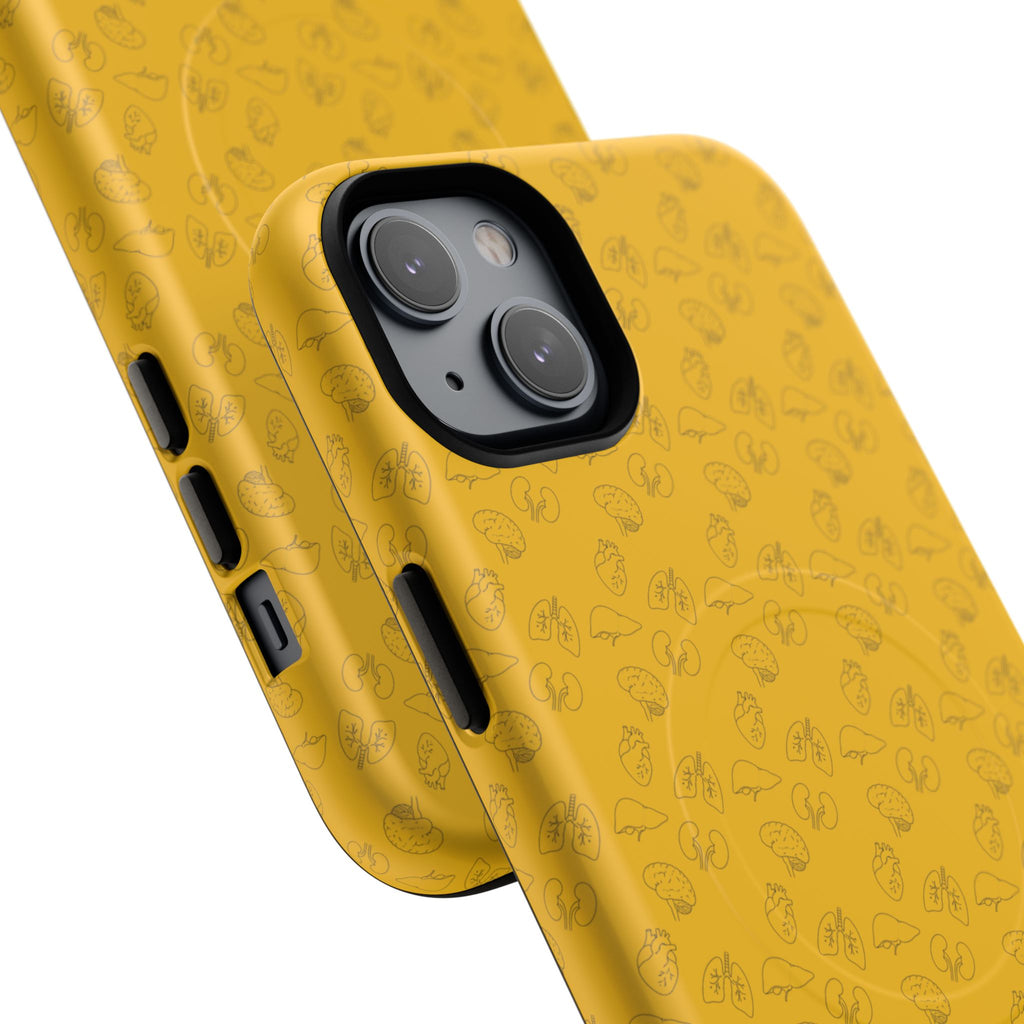 Magnetic Tough Phone Case — Clear Protective Case with Subtle Pattern