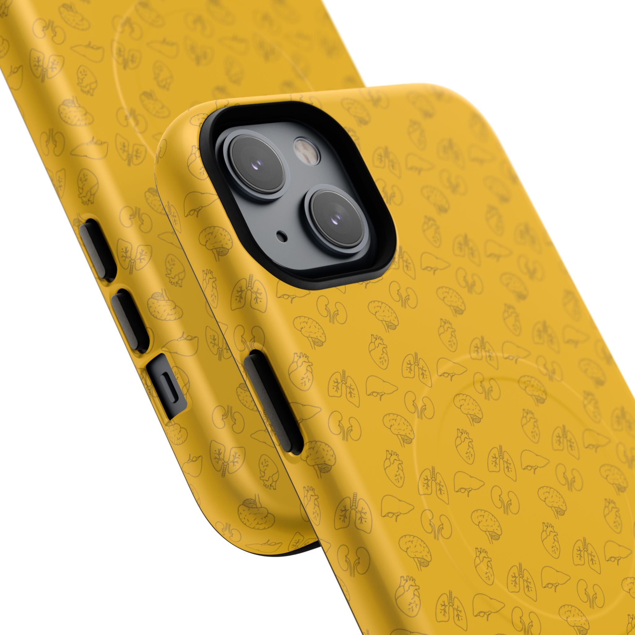 Magnetic Tough Phone Case — Clear Protective Case with Subtle Pattern