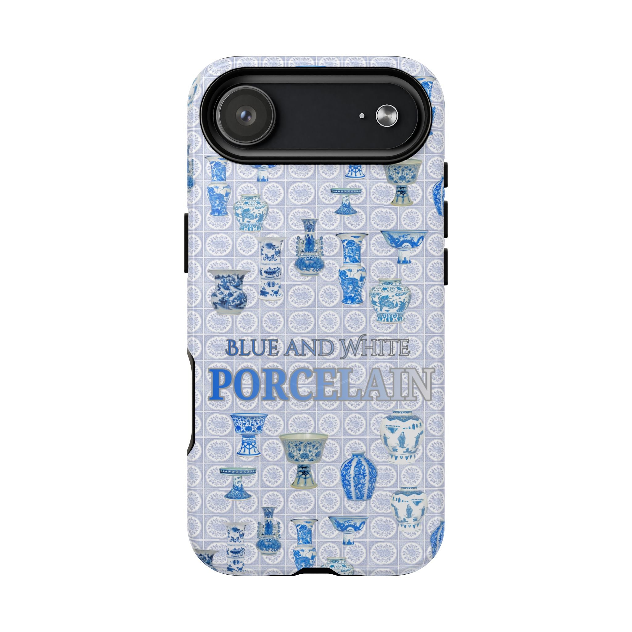 MEHIST004 Blue & White Porcelain Magnetic Tough Phone Case