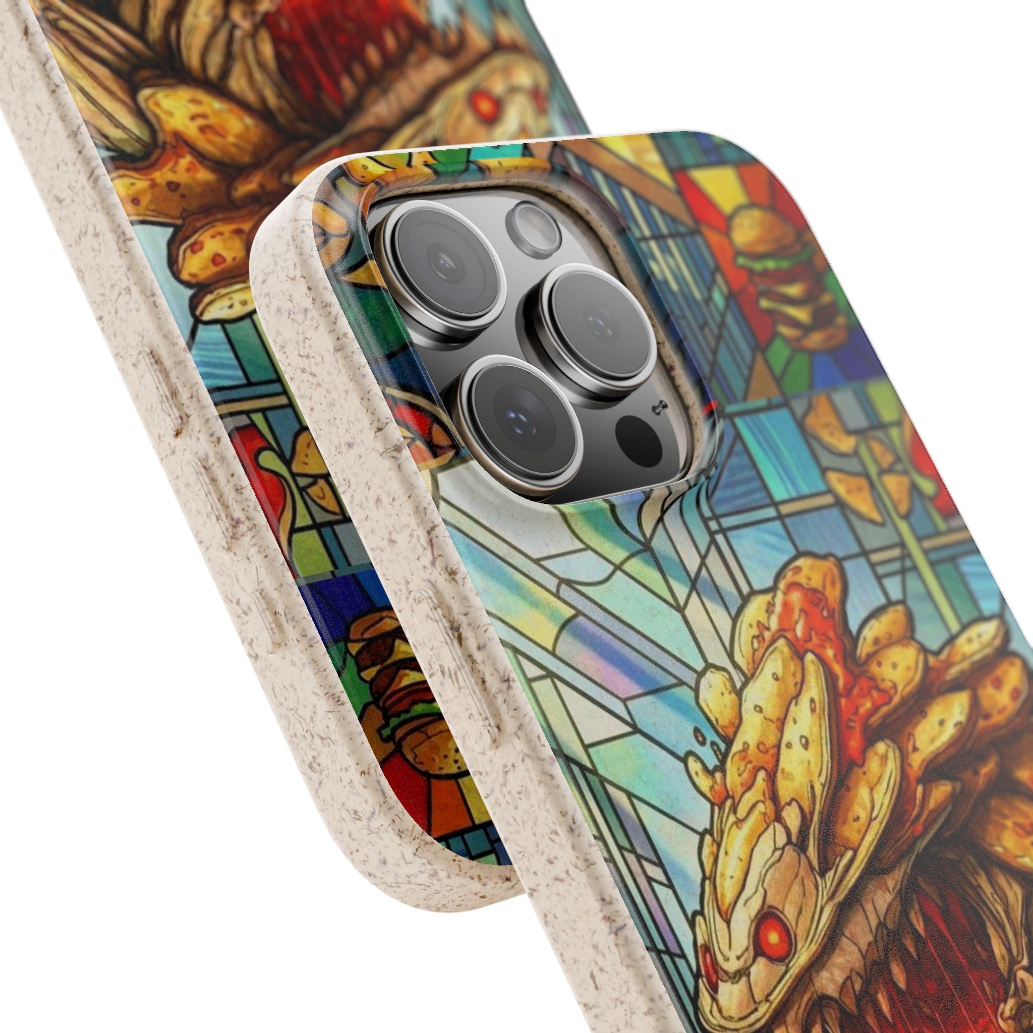 Special MOUMONS006 stained glass Biodegradable Phone Case