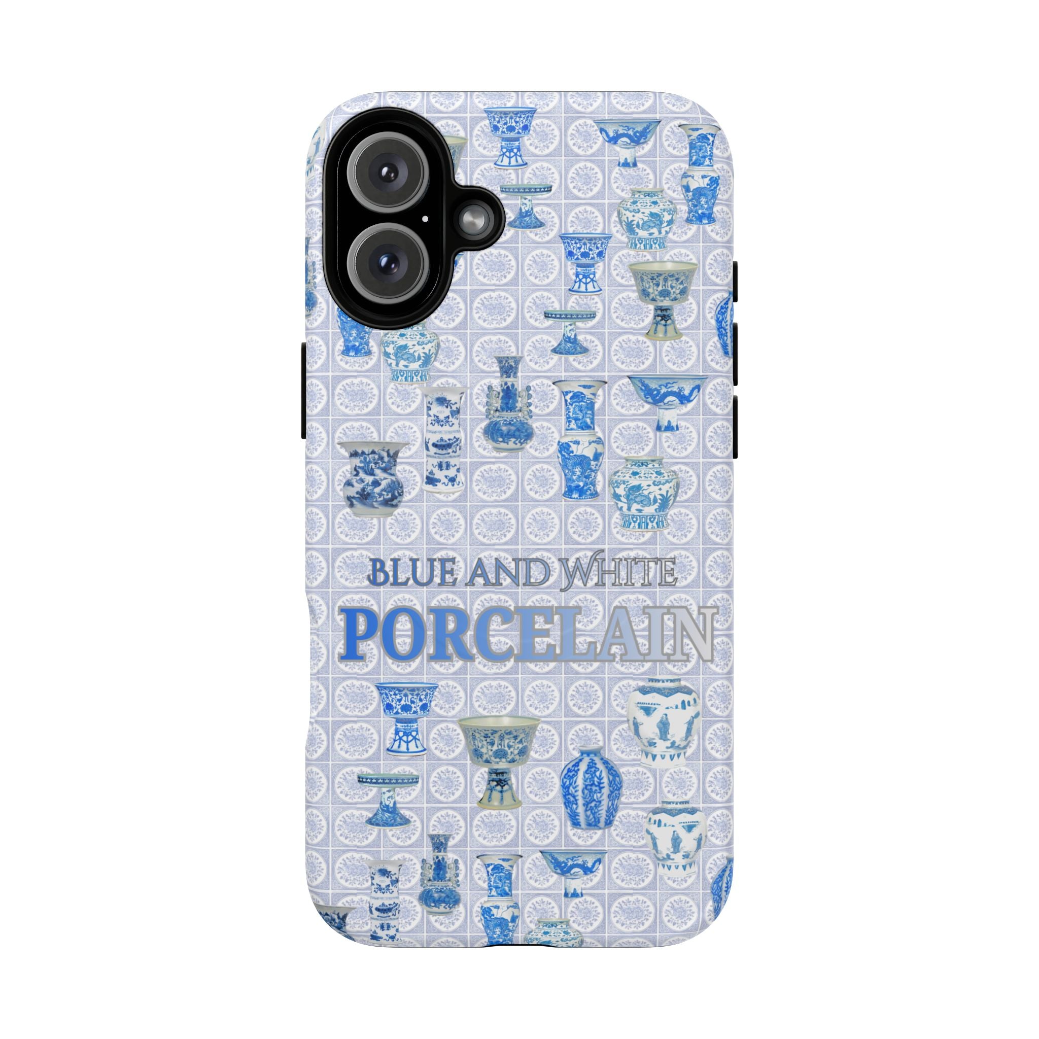 MEHIST004 Blue & White Porcelain Magnetic Tough Phone Case