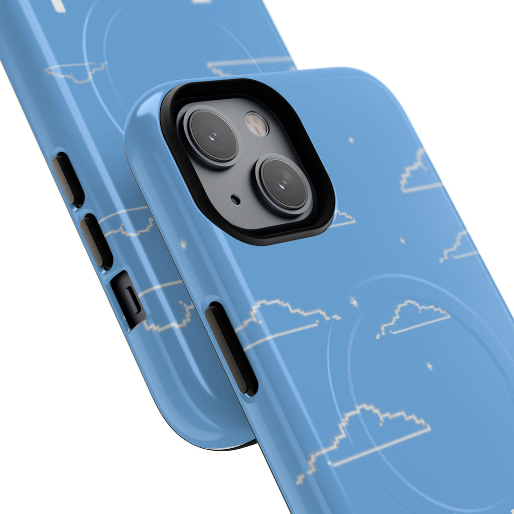 MEME004 iPhone Tough Magnetic Case — Pixel Runner Desert Design