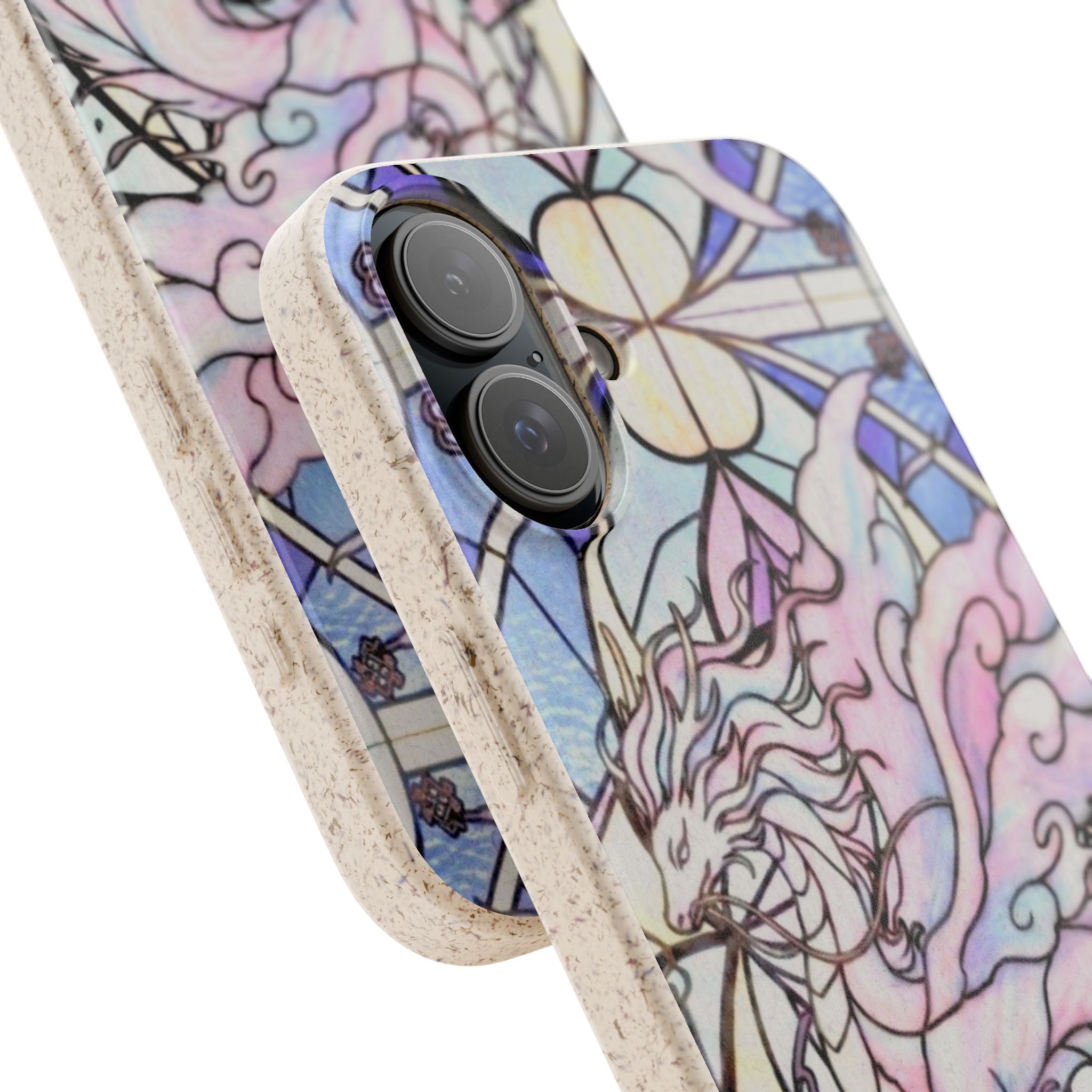 Special MOUMONS024 stained glass biodegradable Phone Case