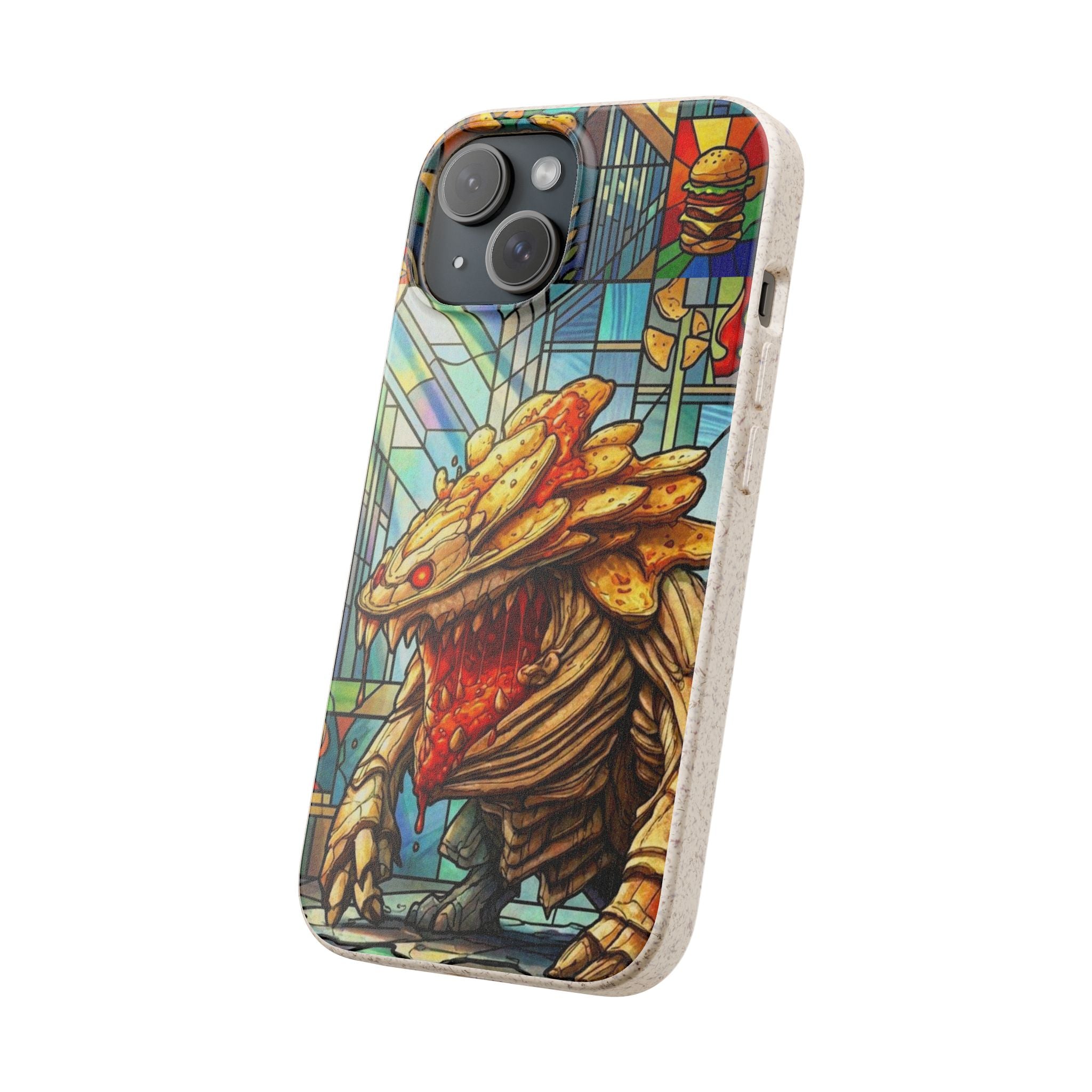Special MOUMONS006 stained glass Biodegradable Phone Case