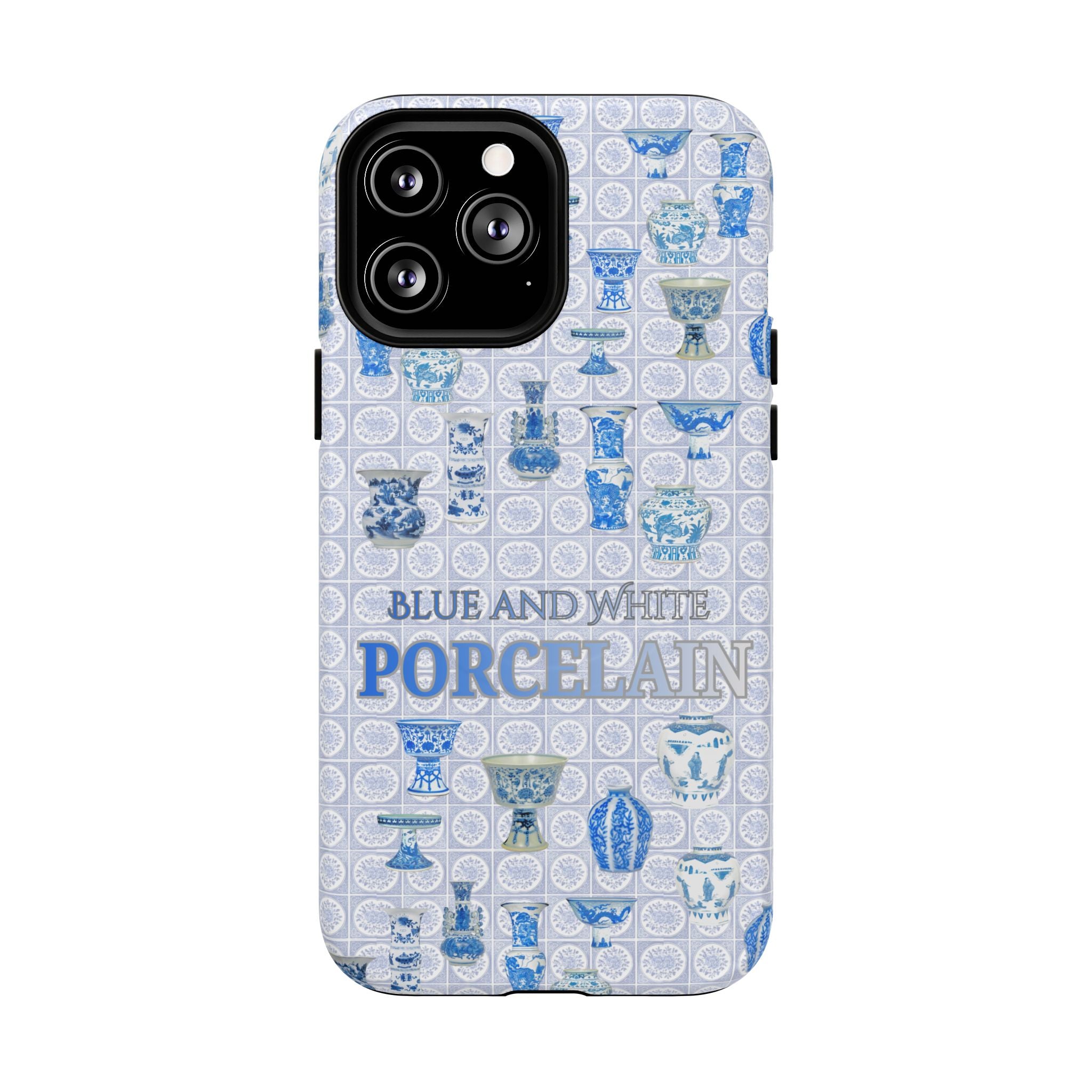 MEHIST004 Blue & White Porcelain Magnetic Tough Phone Case
