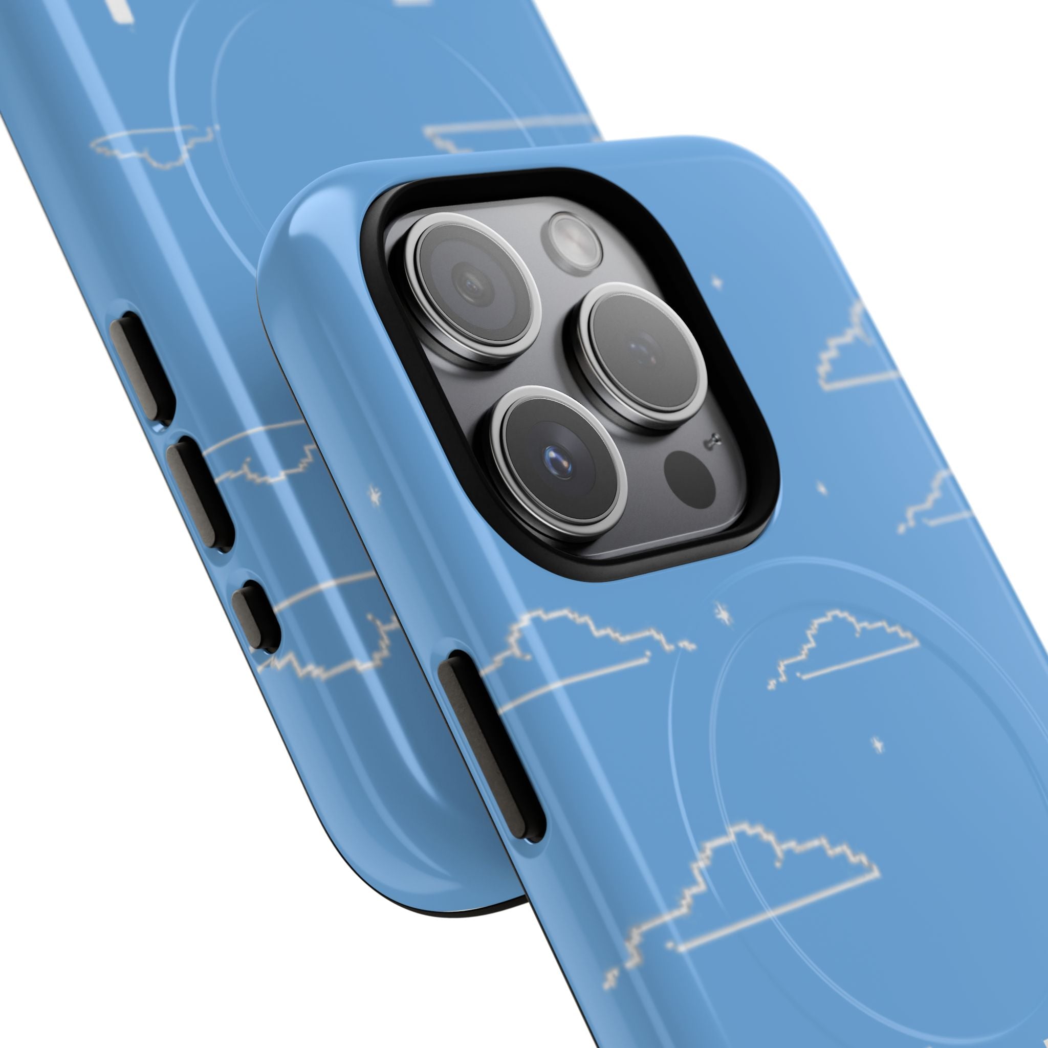 MEME004 iPhone Tough Magnetic Case — Pixel Runner Desert Design