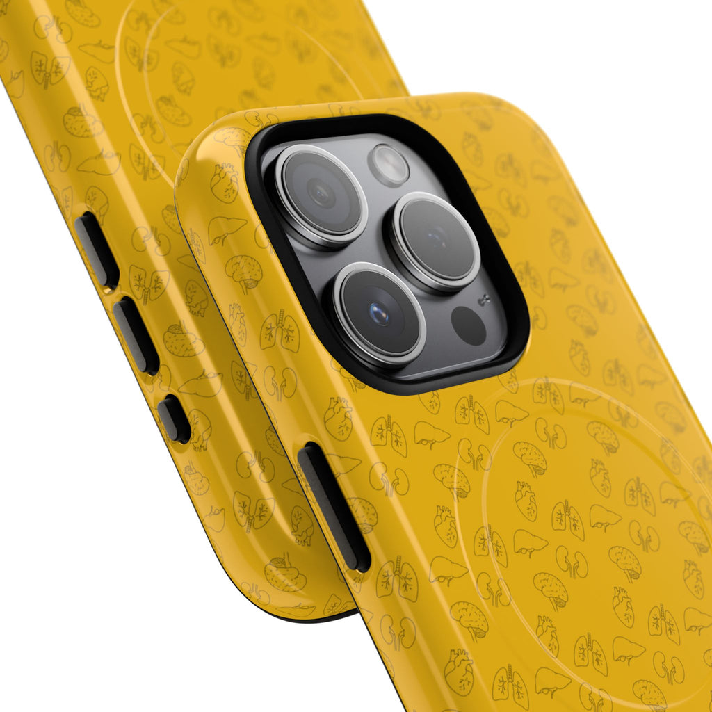 Magnetic Tough Phone Case — Clear Protective Case with Subtle Pattern