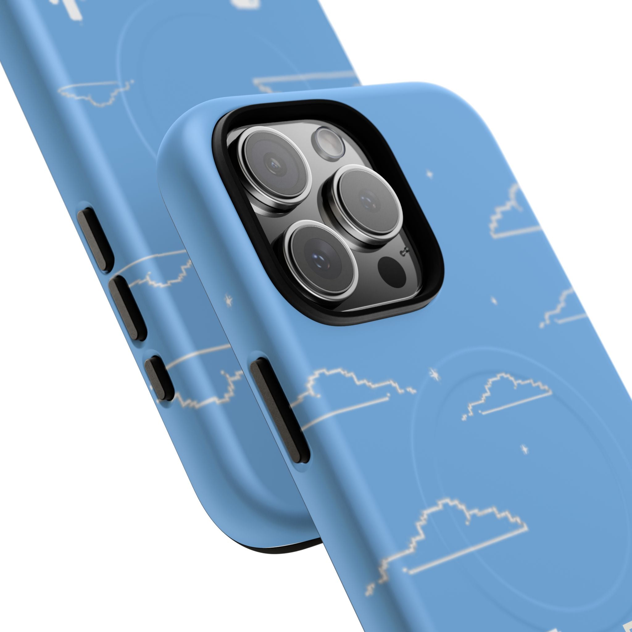 MEME004 iPhone Tough Magnetic Case — Pixel Runner Desert Design