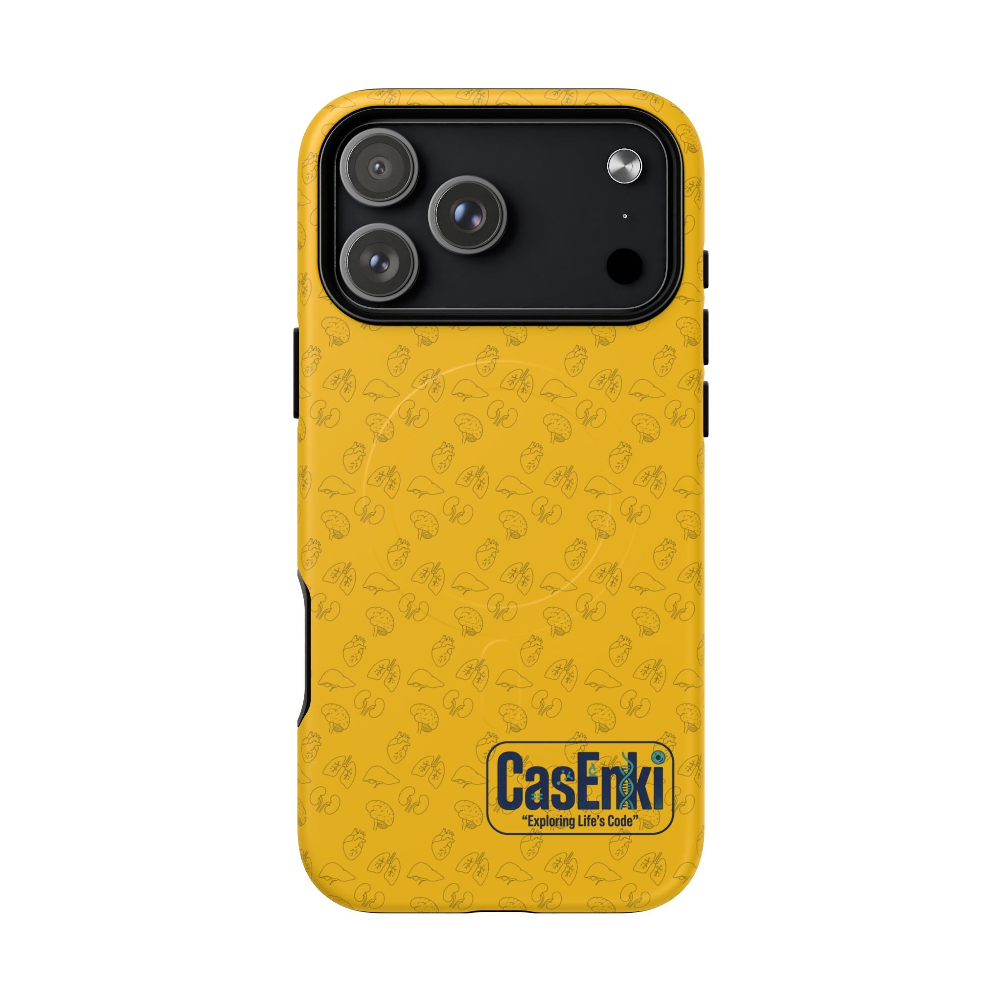 Magnetic Tough Phone Case — Clear Protective Case with Subtle Pattern
