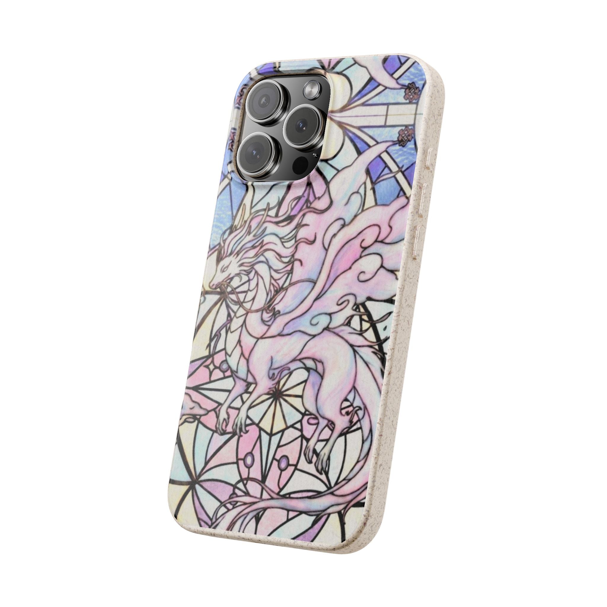 Special MOUMONS024 stained glass biodegradable Phone Case