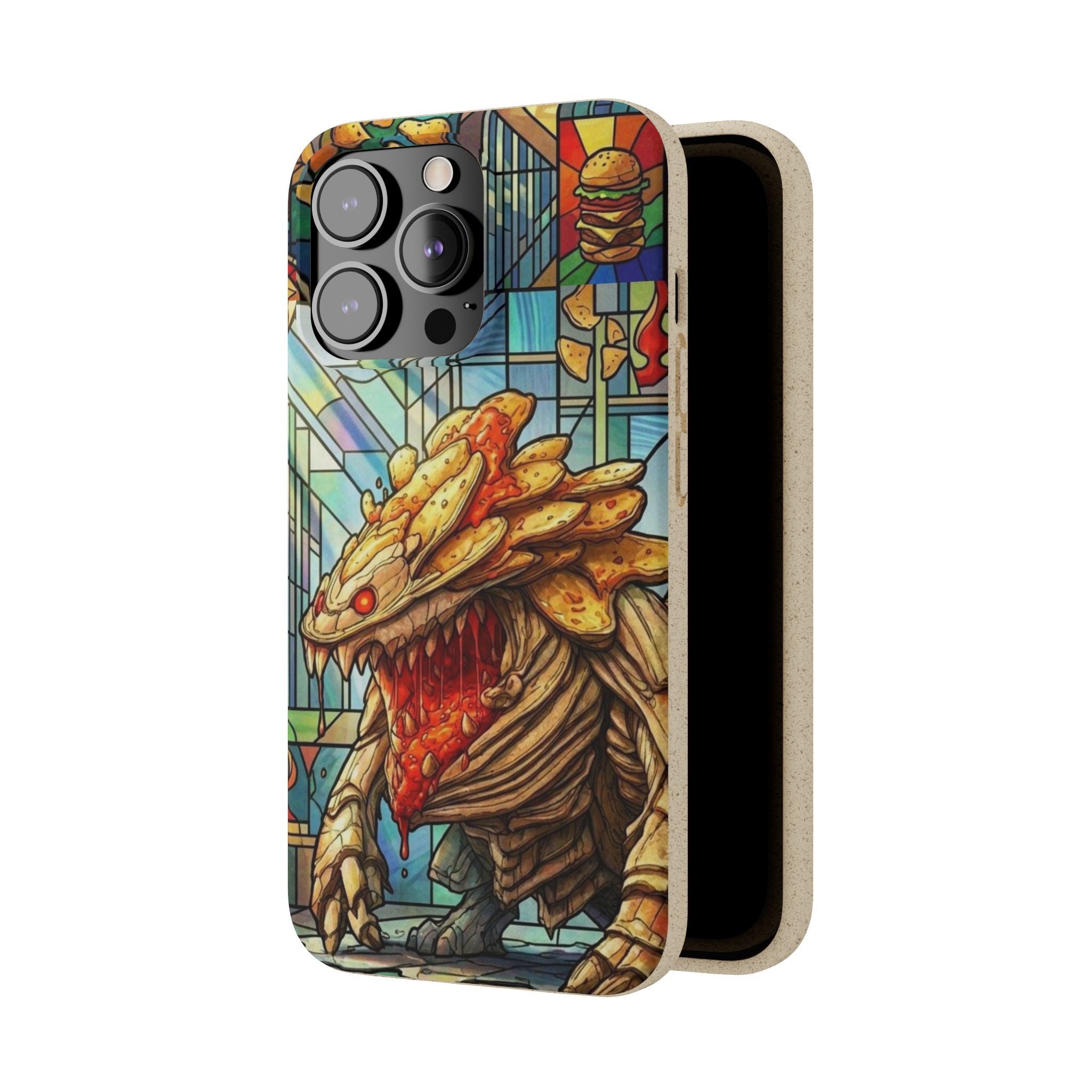 Special MOUMONS006 stained glass Biodegradable Phone Case