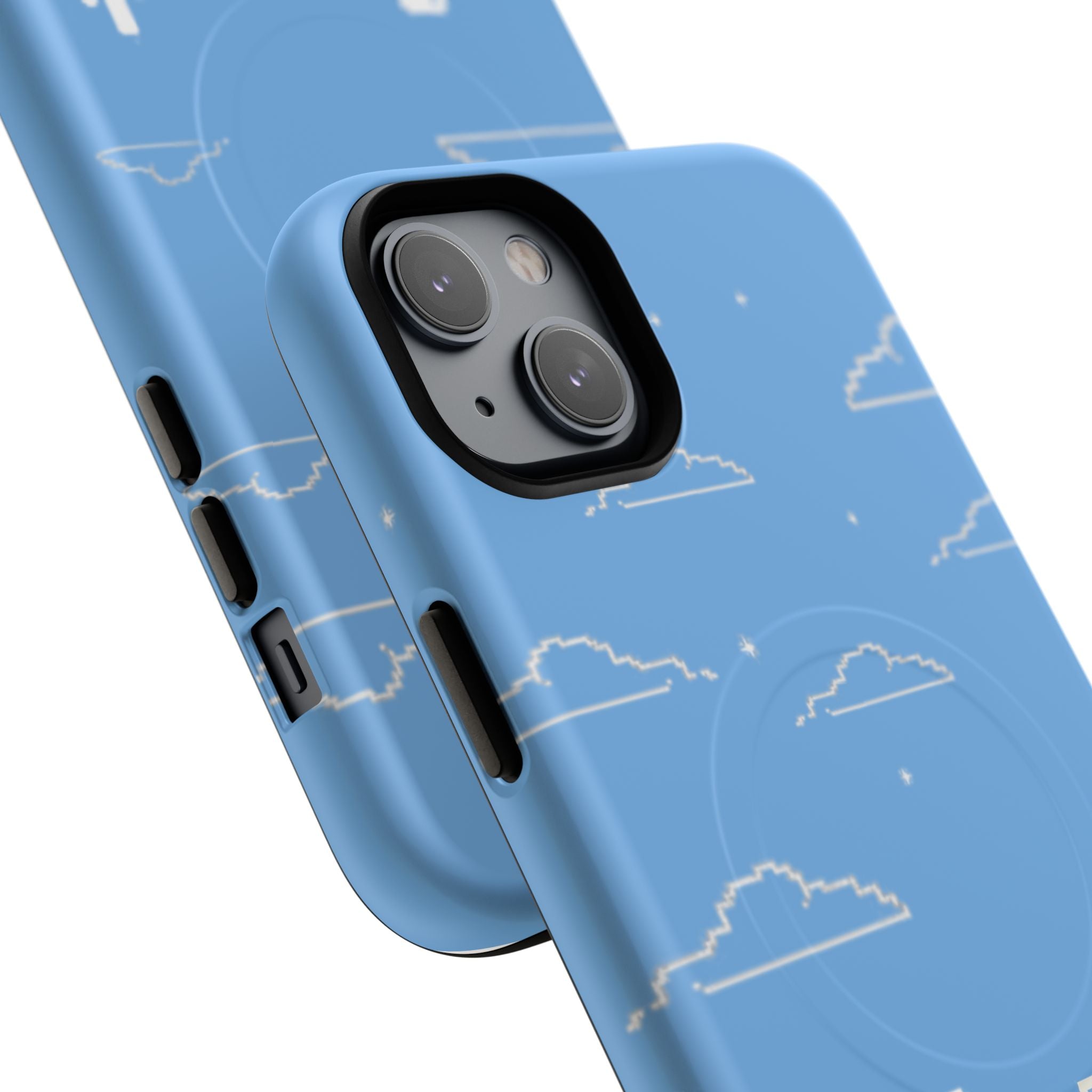 MEME004 iPhone Tough Magnetic Case — Pixel Runner Desert Design