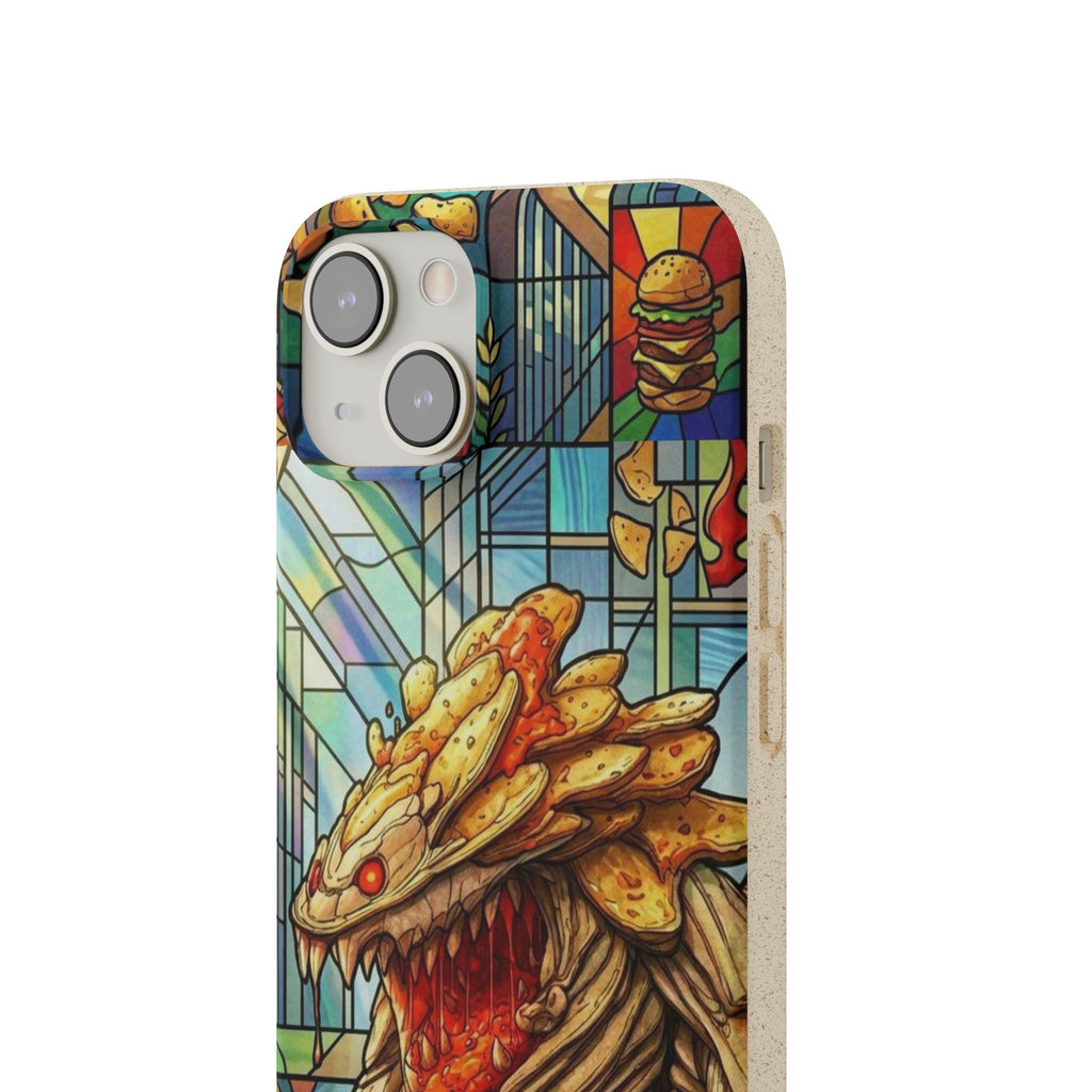 Special MOUMONS006 stained glass Biodegradable Phone Case