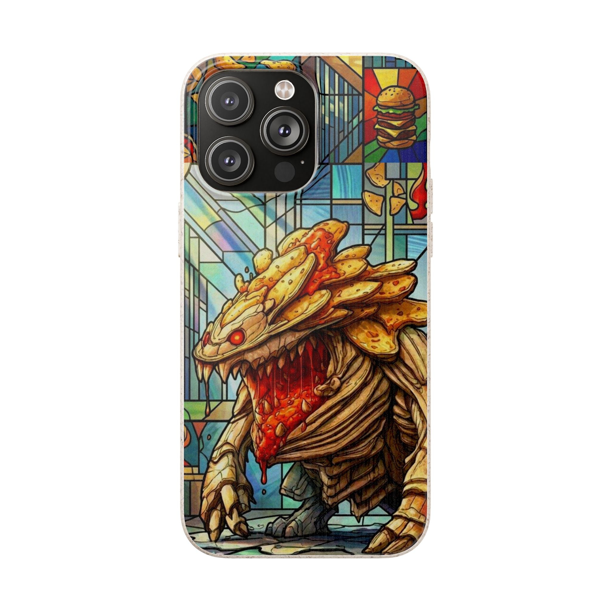 Special MOUMONS006 stained glass Biodegradable Phone Case