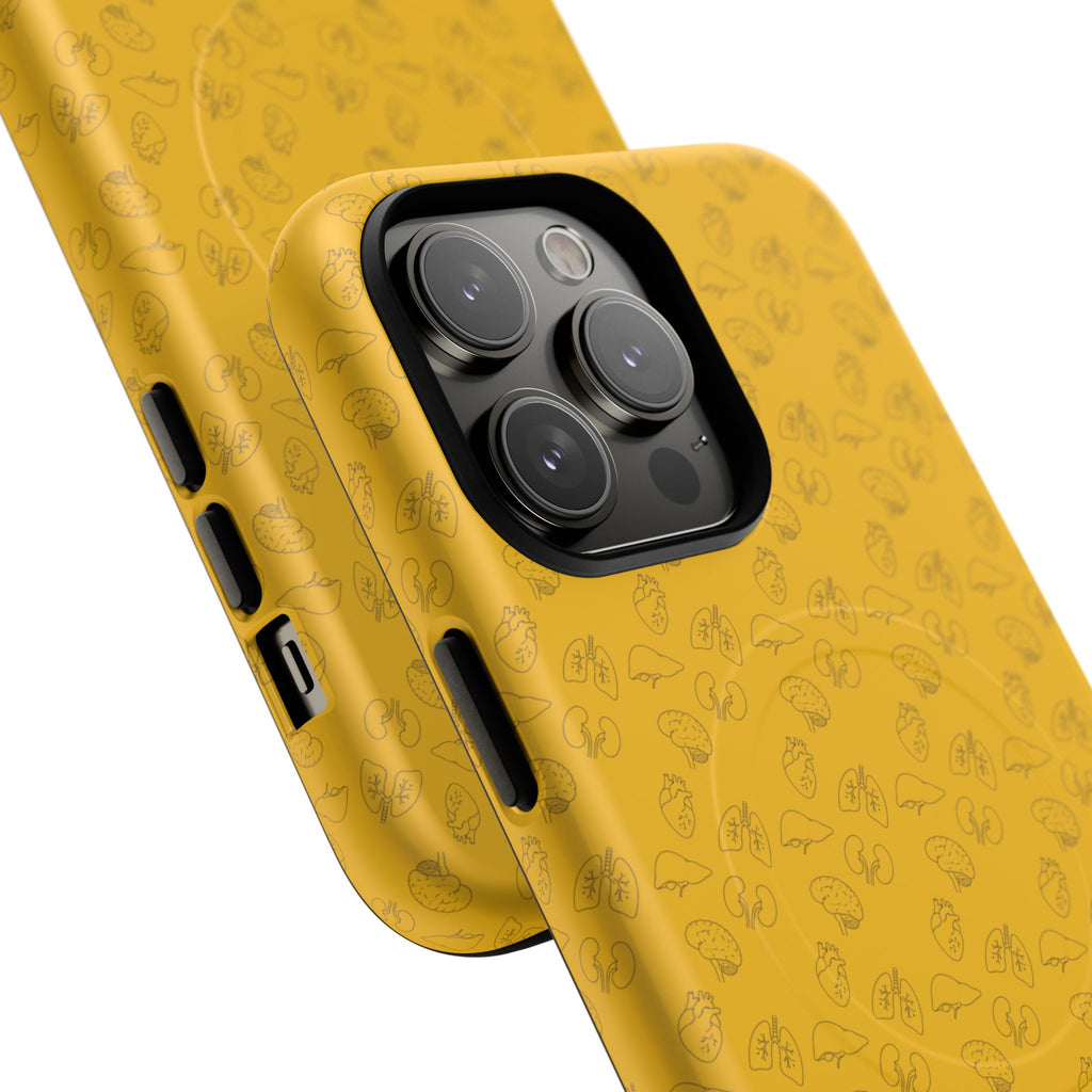 Magnetic Tough Phone Case — Clear Protective Case with Subtle Pattern
