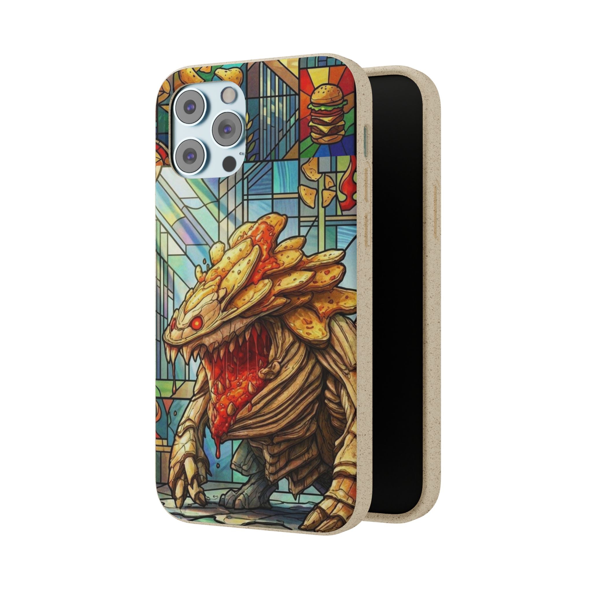 Special MOUMONS006 stained glass Biodegradable Phone Case