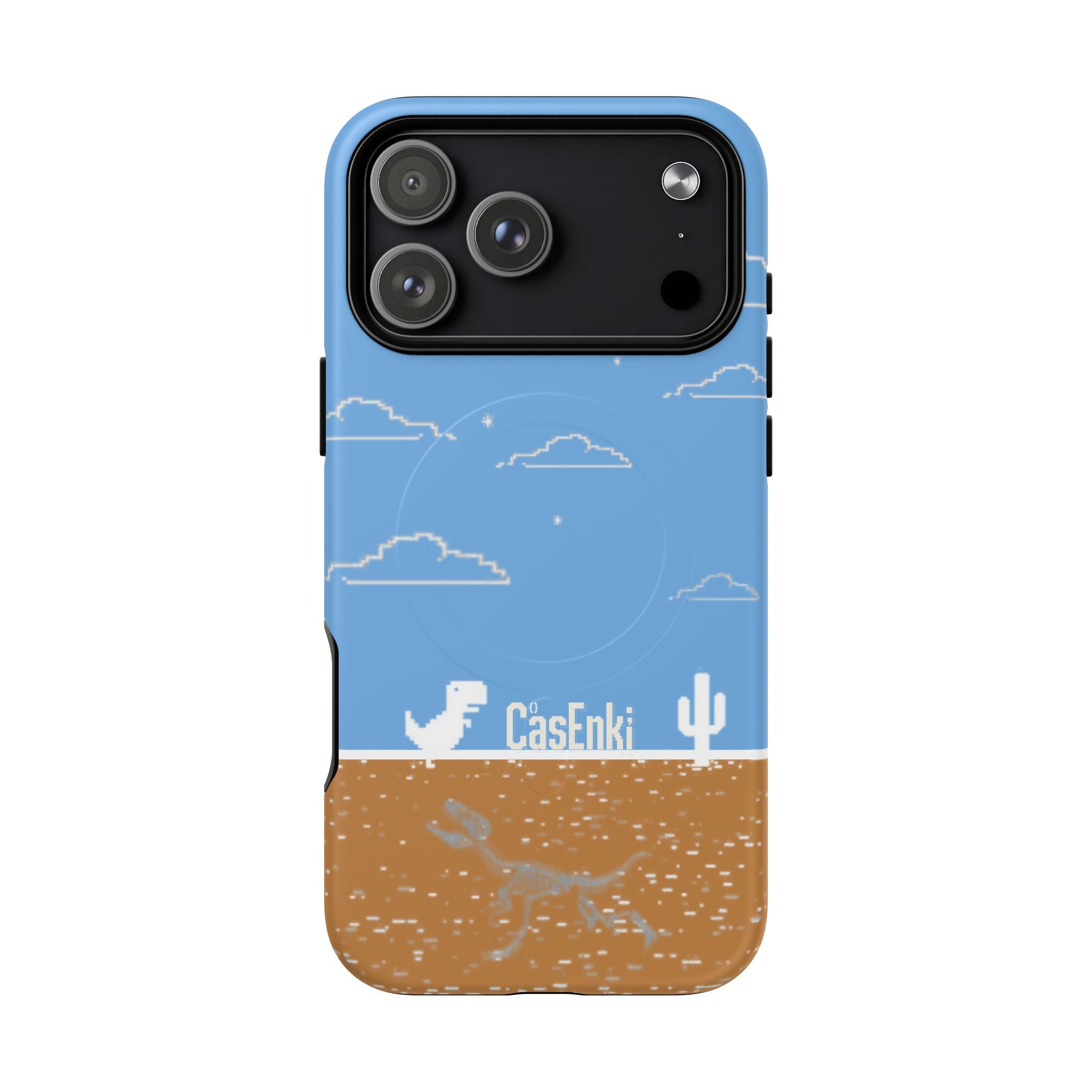 MEME004 iPhone Tough Magnetic Case — Pixel Runner Desert Design