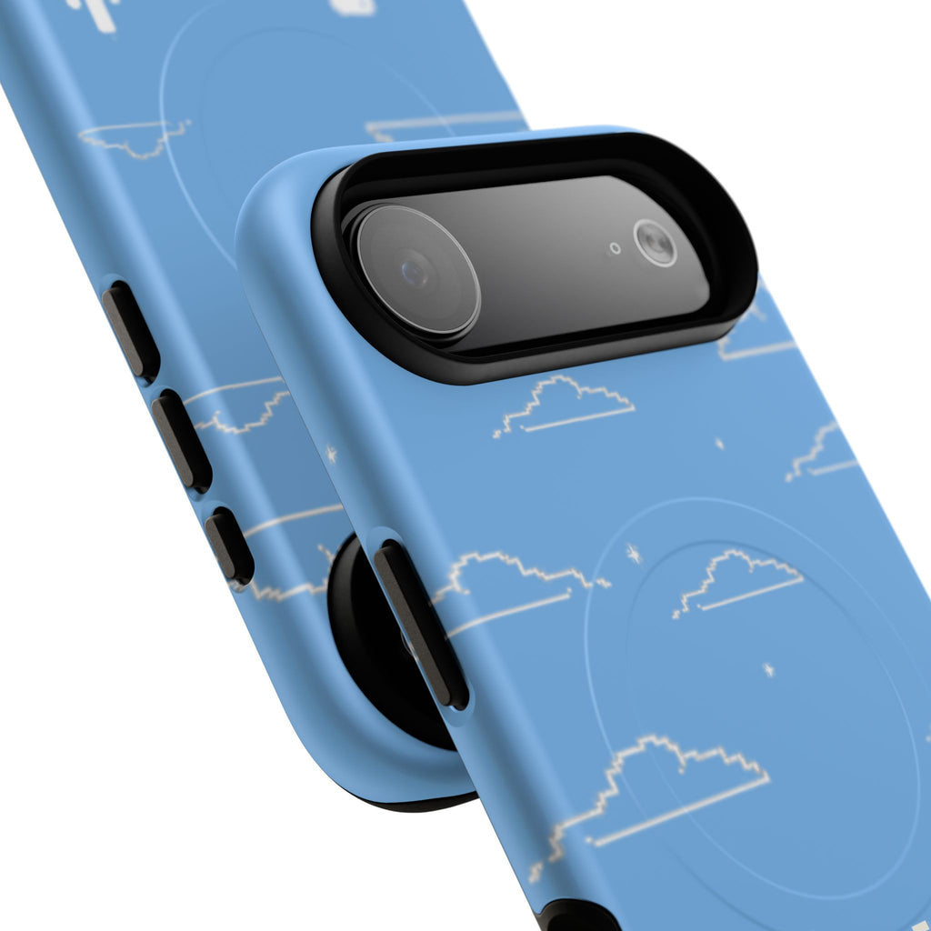MEME004 iPhone Tough Magnetic Case — Pixel Runner Desert Design
