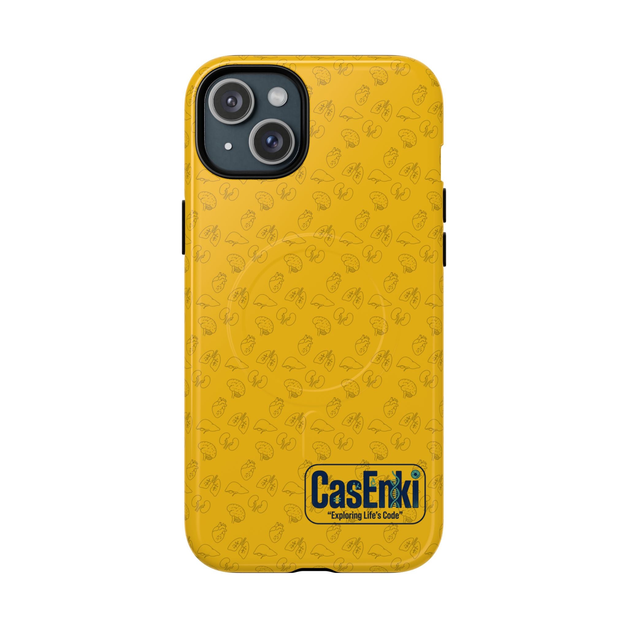 Magnetic Tough Phone Case — Clear Protective Case with Subtle Pattern