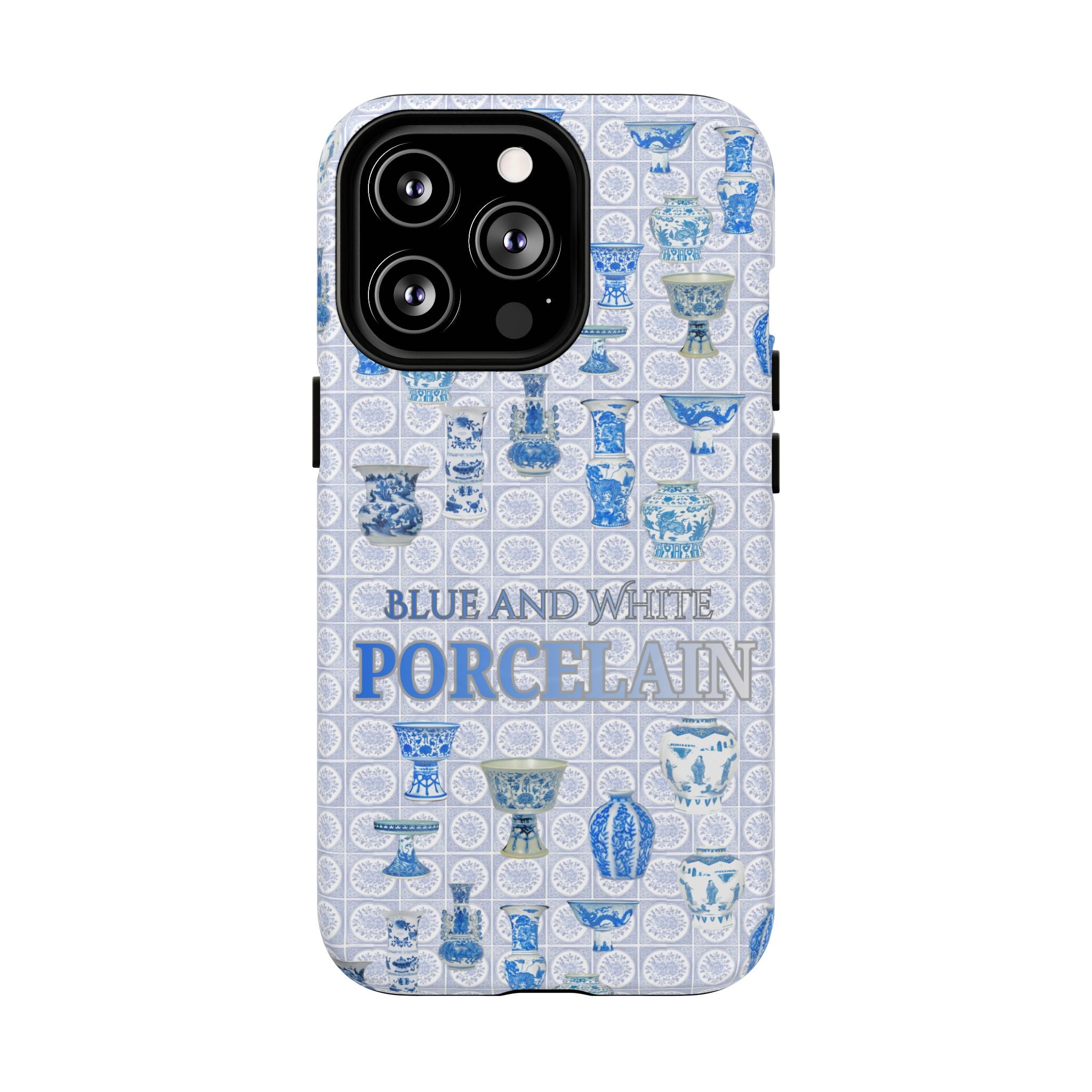 MEHIST004 Blue & White Porcelain Magnetic Tough Phone Case