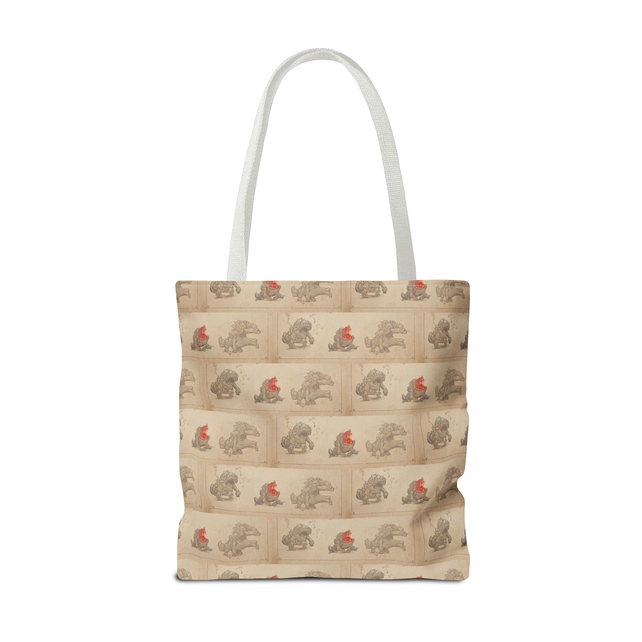 MOUMONS006 Tote Bag — Cute Retro Dog Shopper