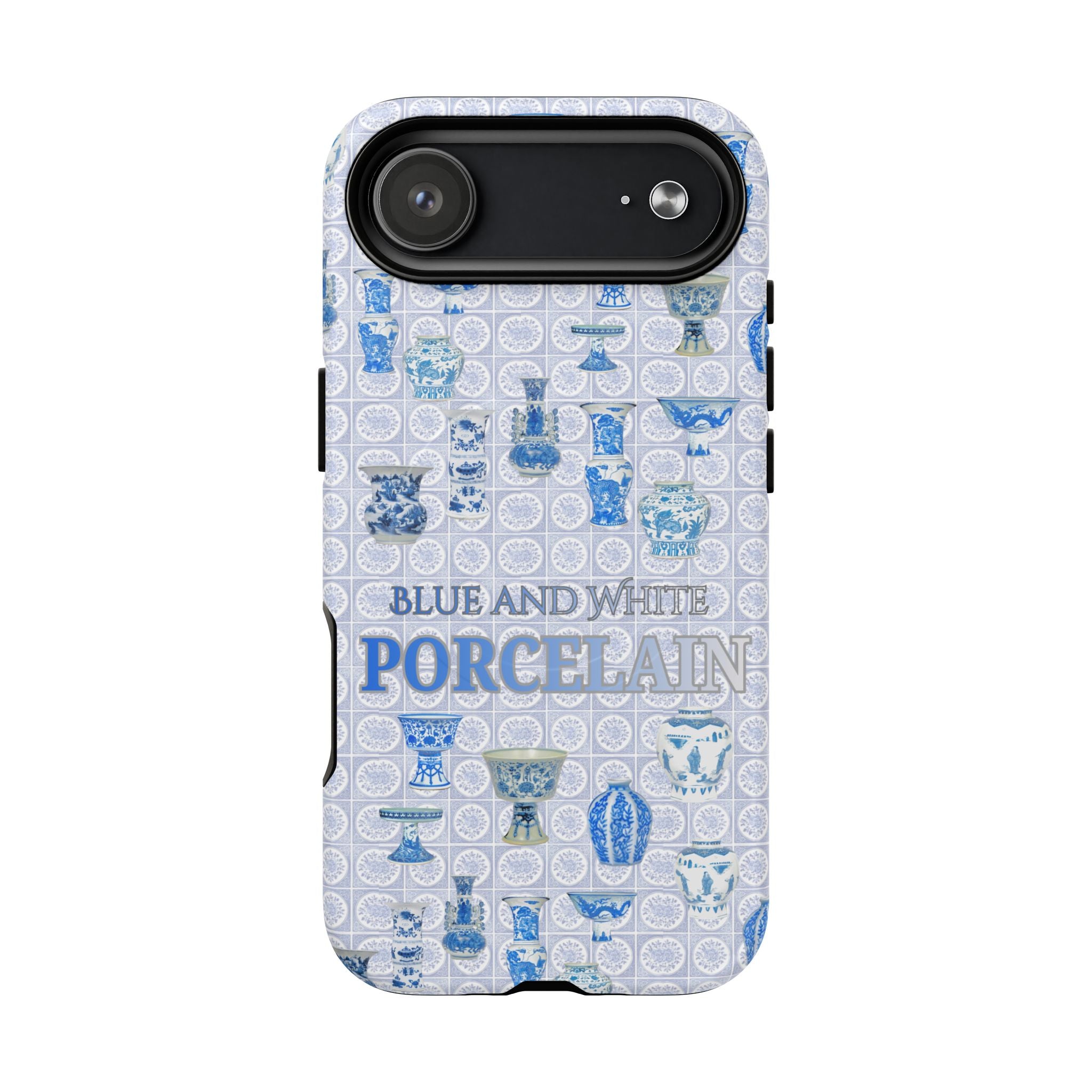 MEHIST004 Blue & White Porcelain Magnetic Tough Phone Case