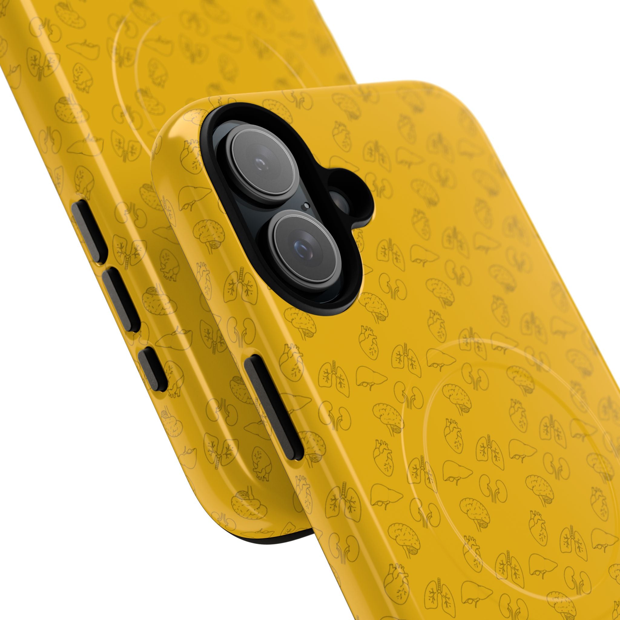 Magnetic Tough Phone Case — Clear Protective Case with Subtle Pattern