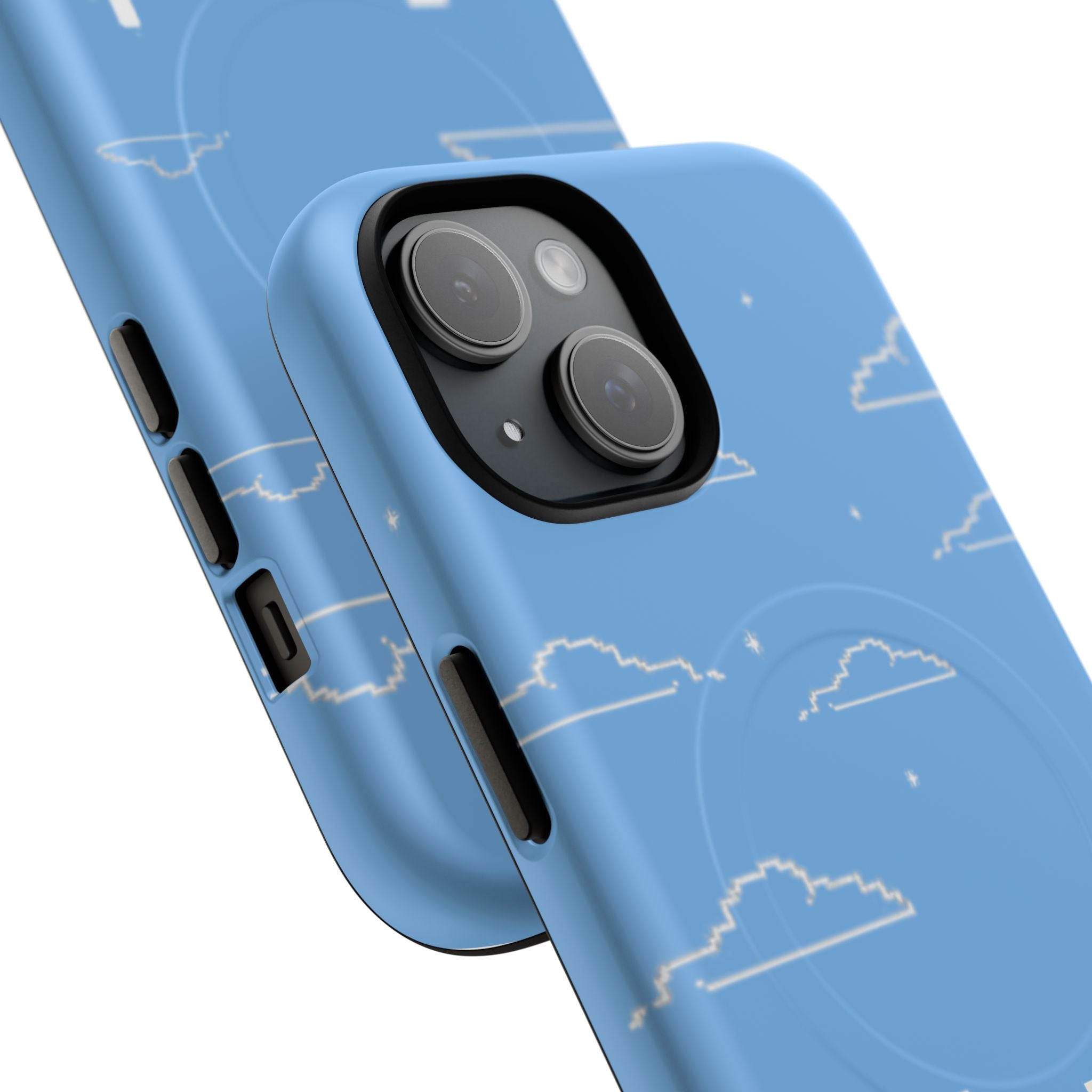 MEME004 iPhone Tough Magnetic Case — Pixel Runner Desert Design