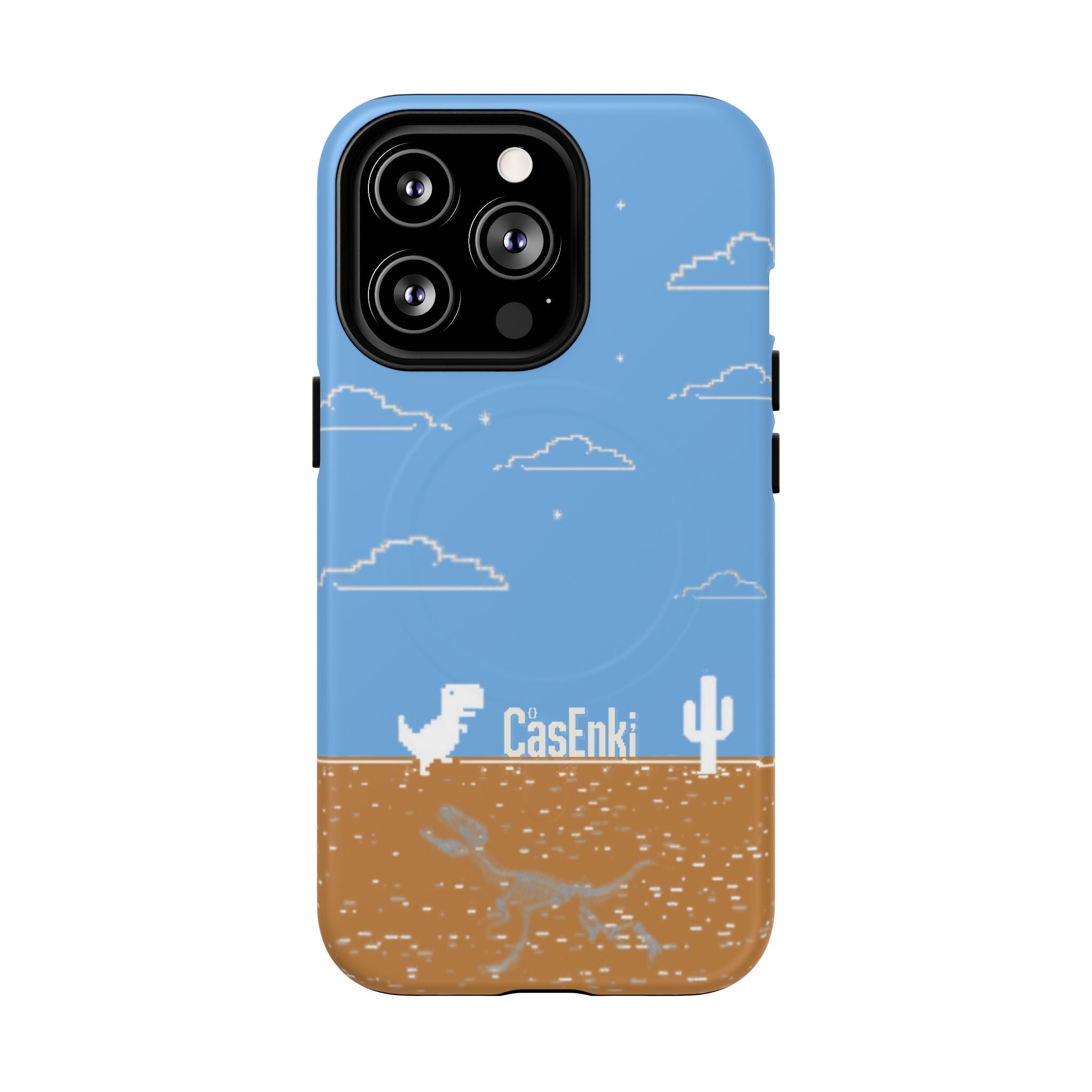 MEME004 iPhone Tough Magnetic Case — Pixel Runner Desert Design
