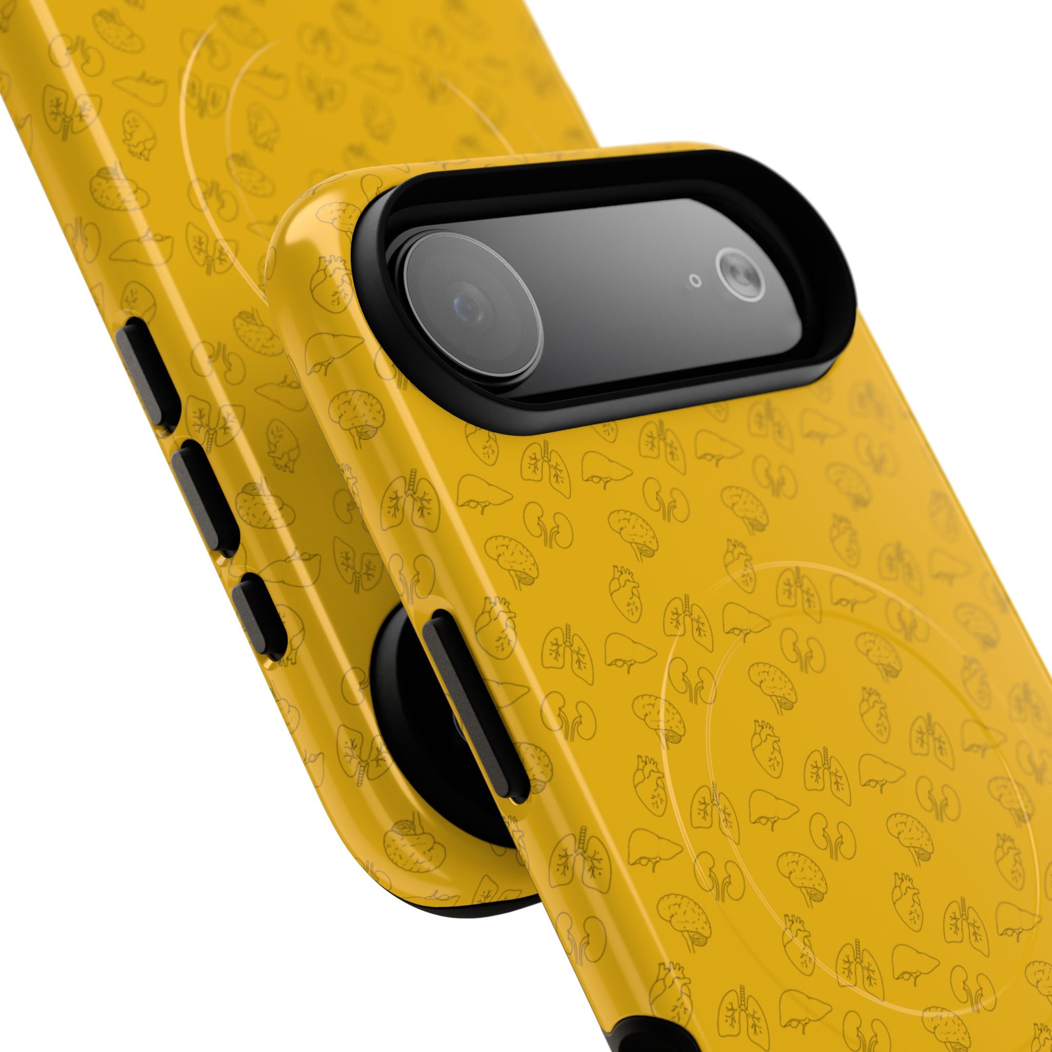 Magnetic Tough Phone Case — Clear Protective Case with Subtle Pattern