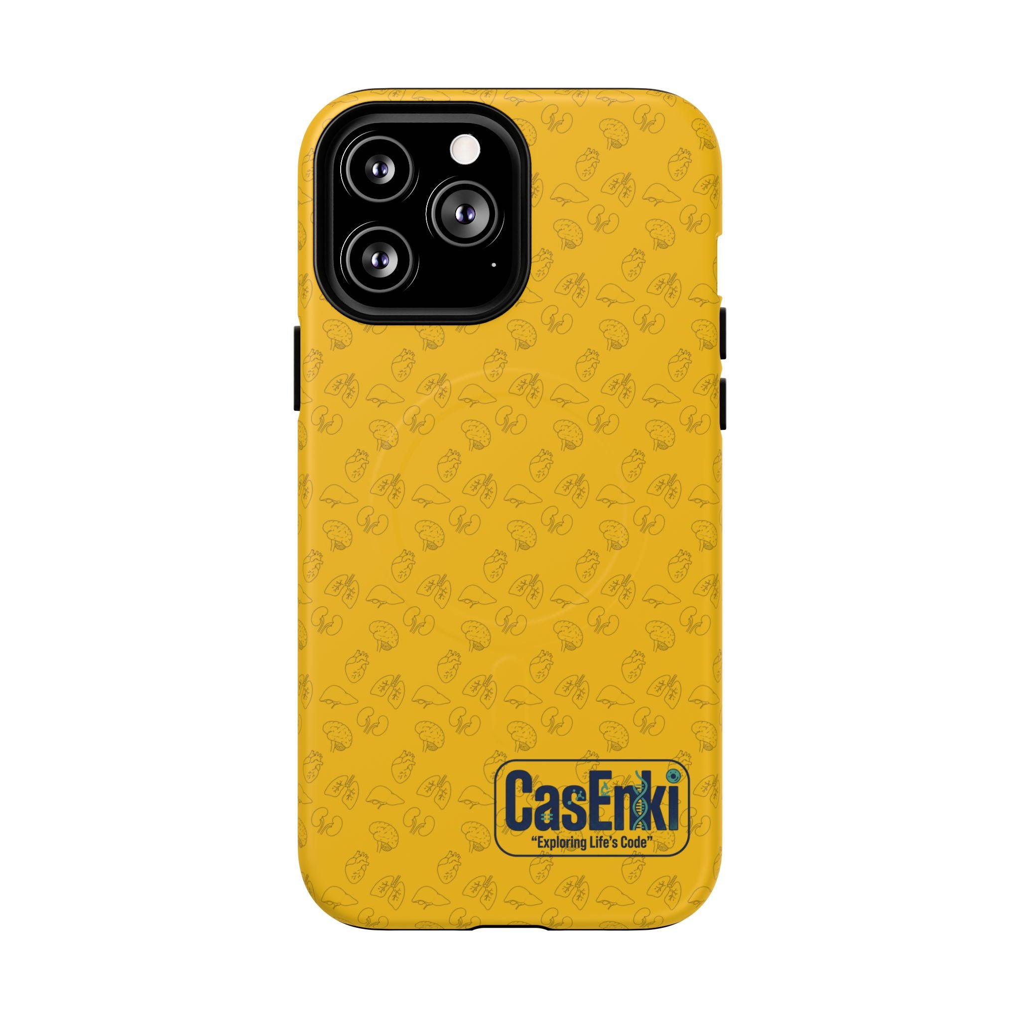 Magnetic Tough Phone Case — Clear Protective Case with Subtle Pattern