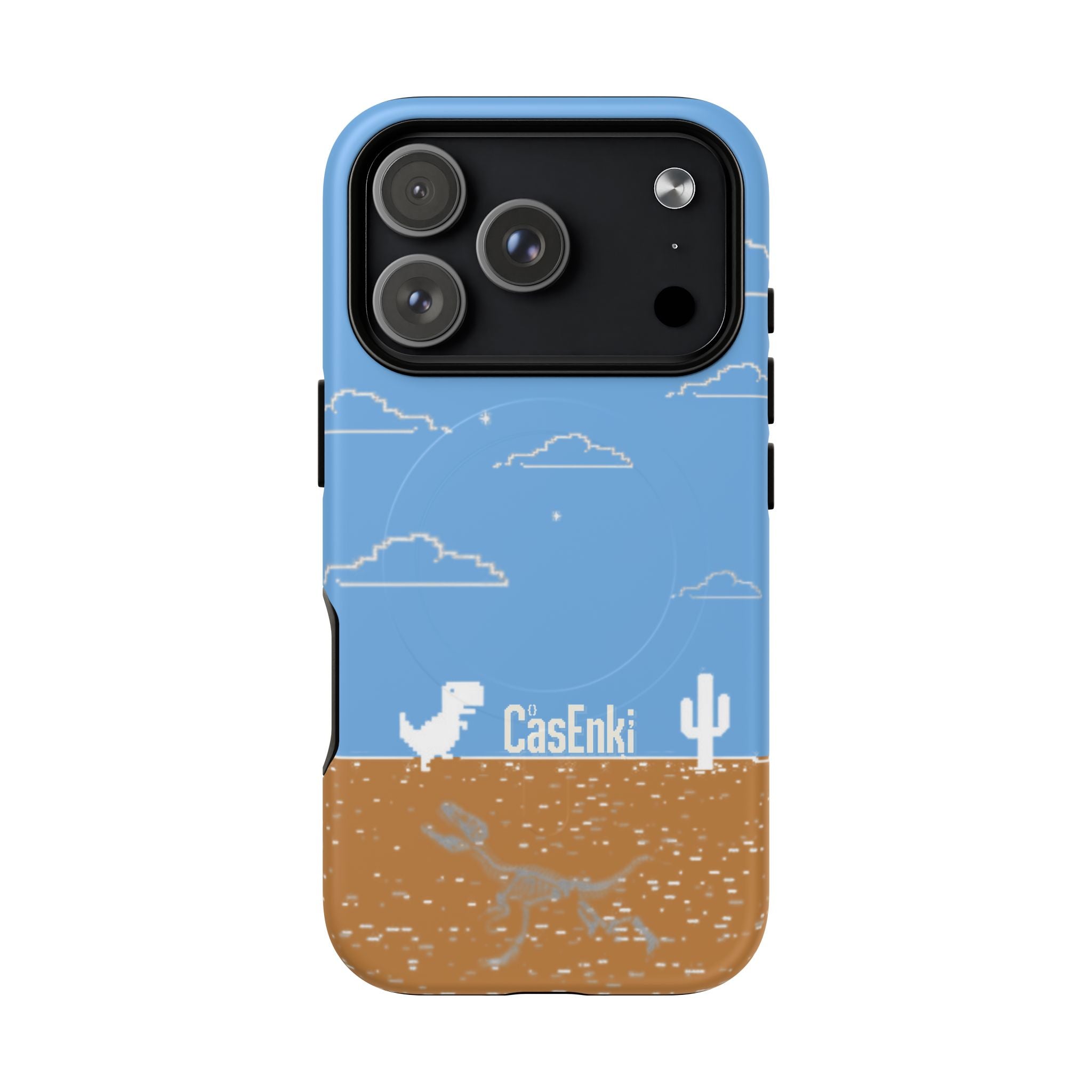 MEME004 iPhone Tough Magnetic Case — Pixel Runner Desert Design