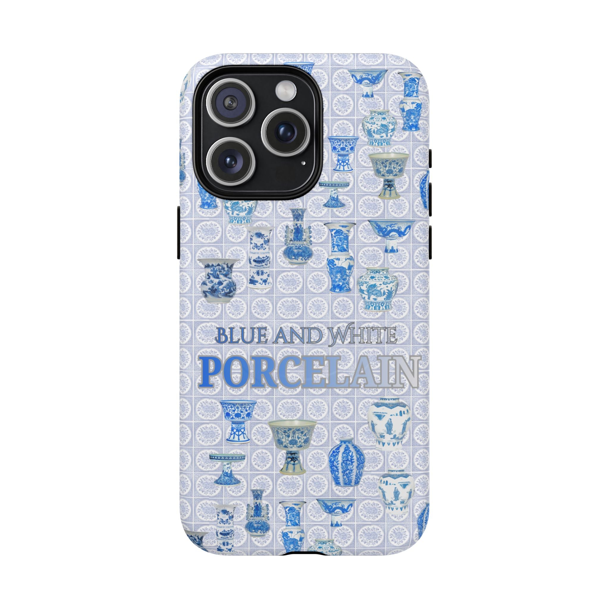 MEHIST004 Blue & White Porcelain Magnetic Tough Phone Case