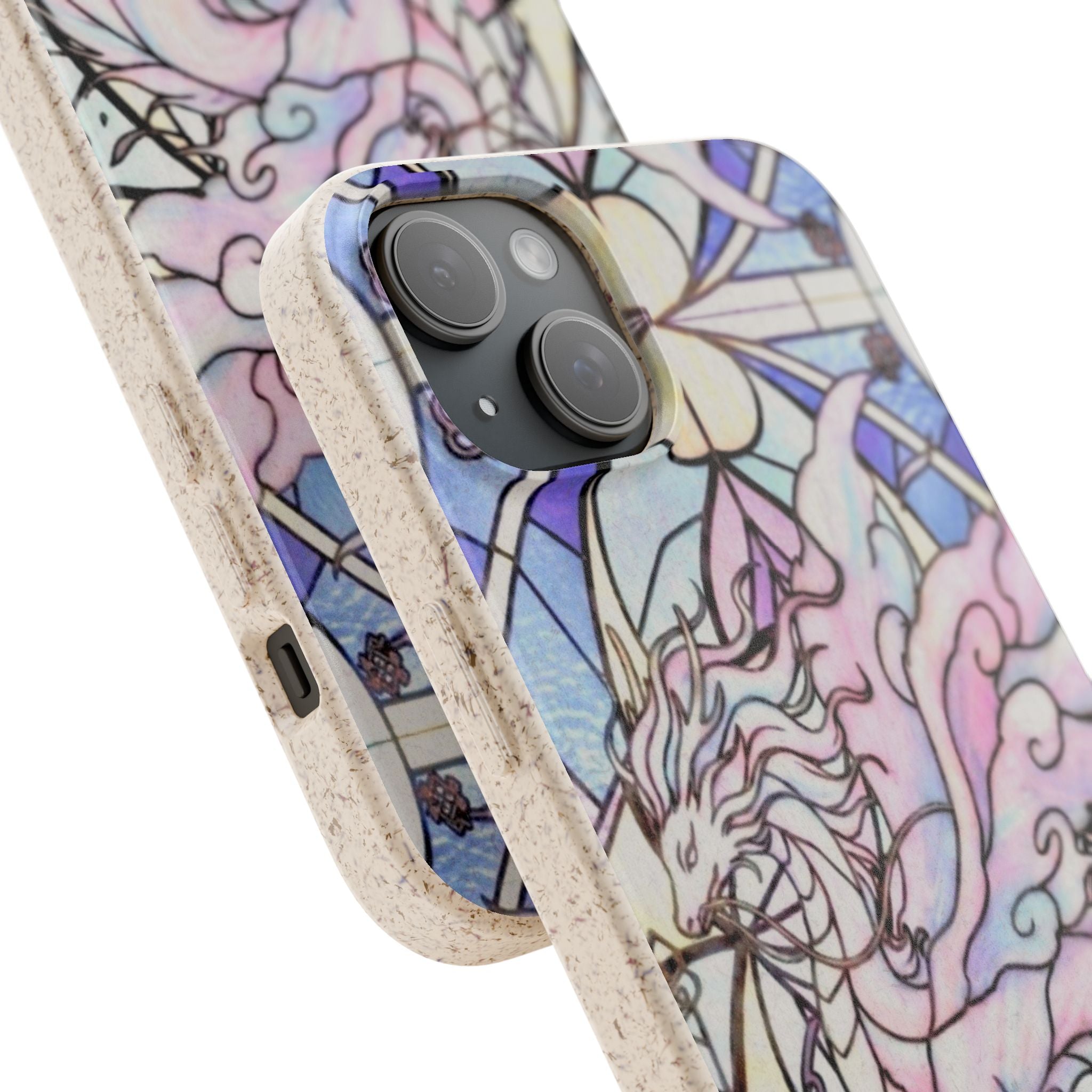 Special MOUMONS024 stained glass biodegradable Phone Case