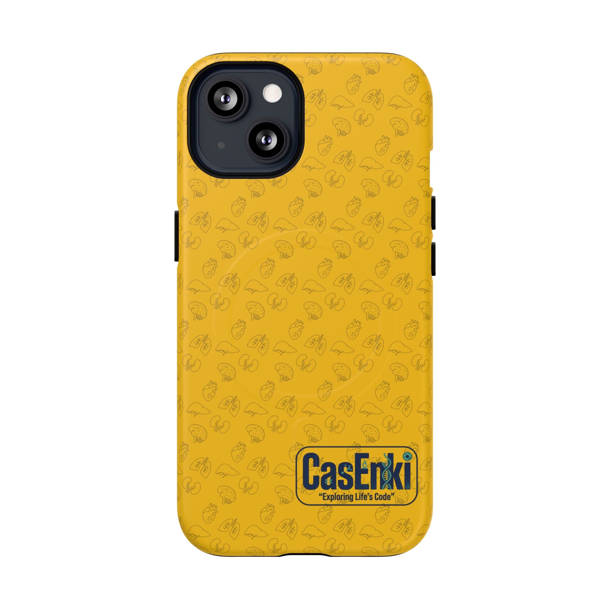 Magnetic Tough Phone Case — Clear Protective Case with Subtle Pattern