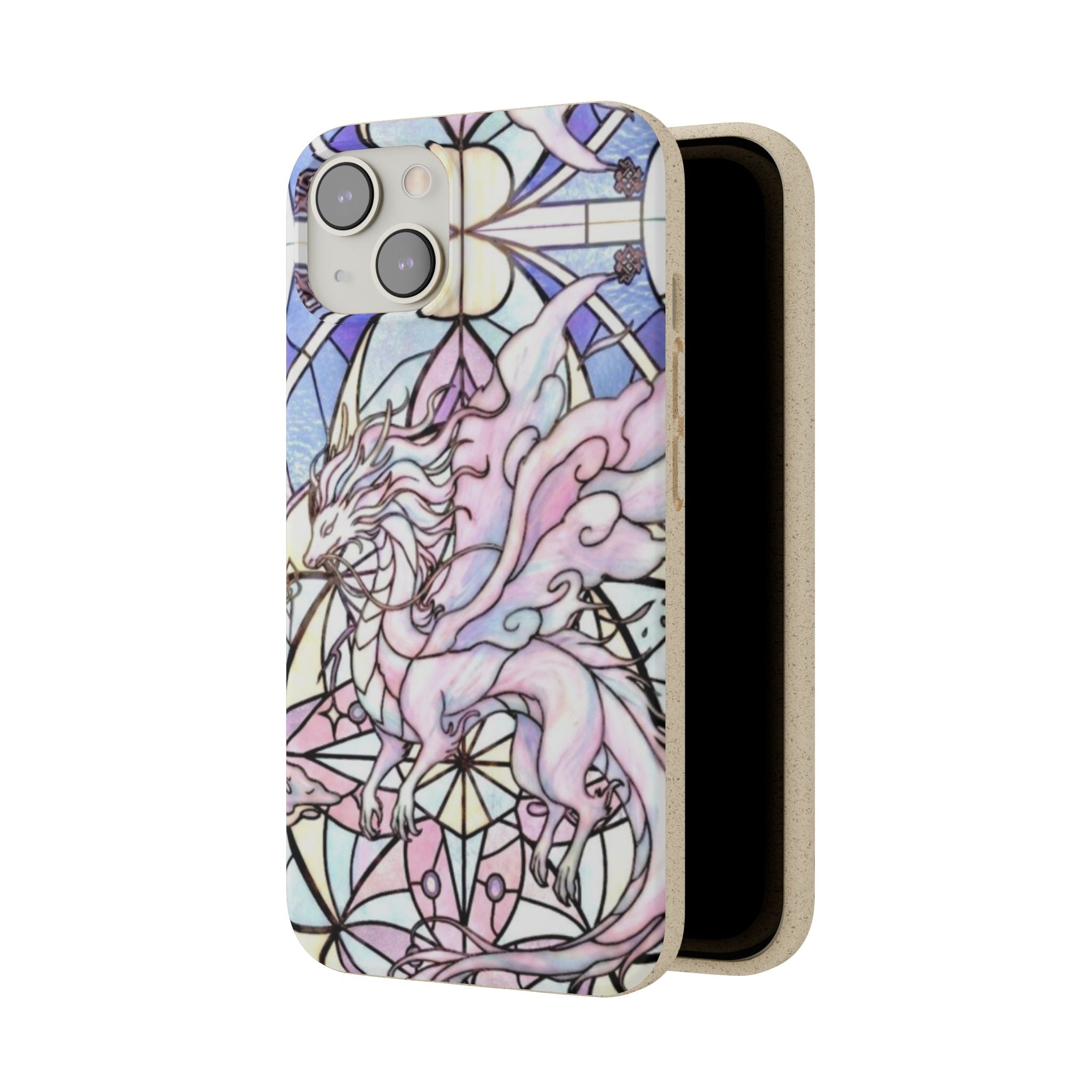 Special MOUMONS024 stained glass biodegradable Phone Case