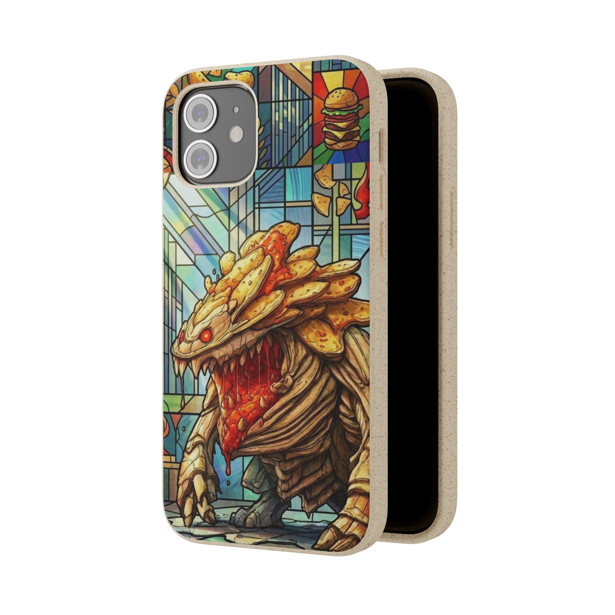 Special MOUMONS006 stained glass Biodegradable Phone Case