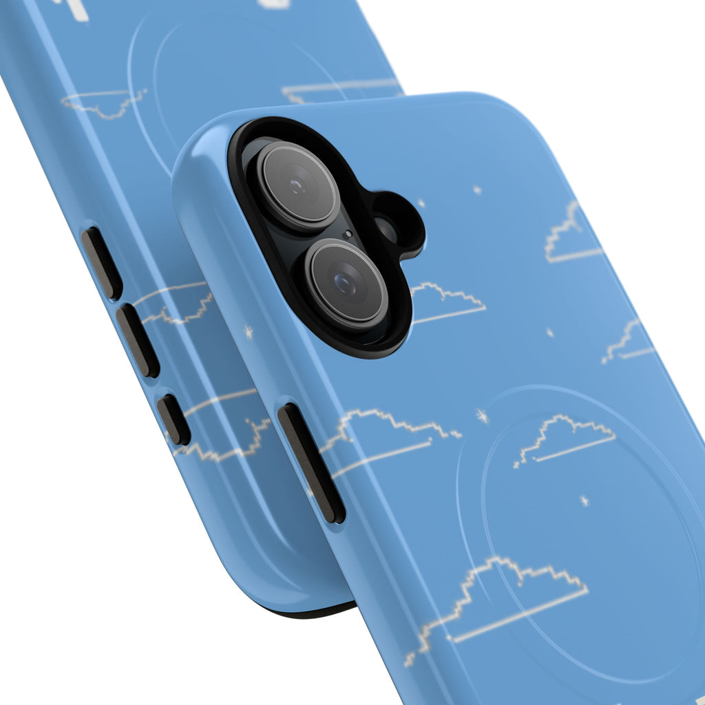 MEME004 iPhone Tough Magnetic Case — Pixel Runner Desert Design