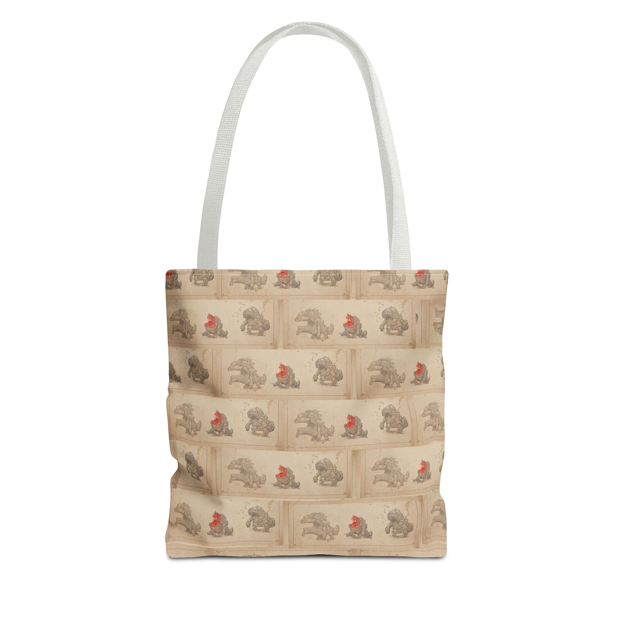 MOUMONS006 Tote Bag — Cute Retro Dog Shopper