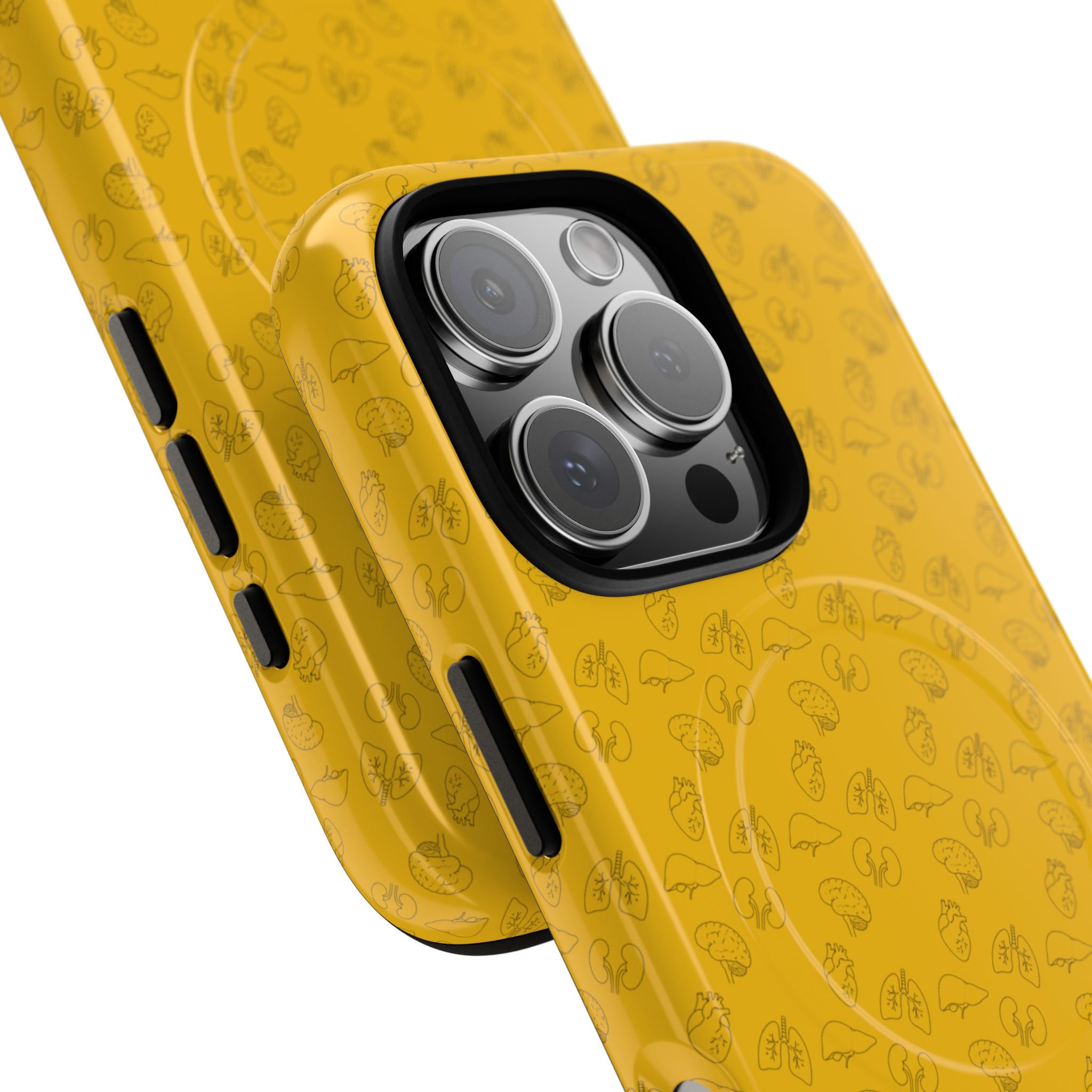 Magnetic Tough Phone Case — Clear Protective Case with Subtle Pattern