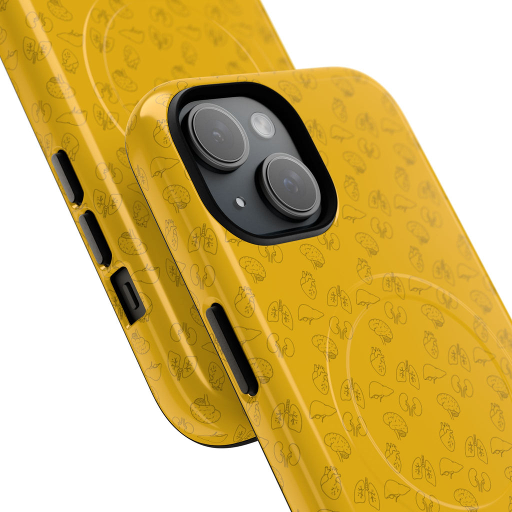 Magnetic Tough Phone Case — Clear Protective Case with Subtle Pattern