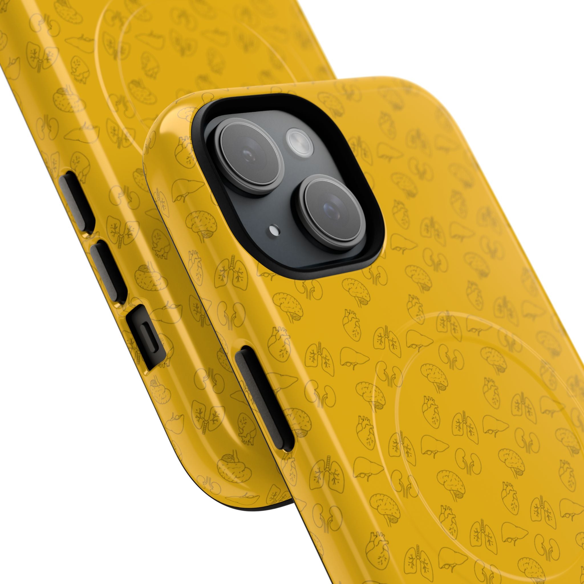 Magnetic Tough Phone Case — Clear Protective Case with Subtle Pattern