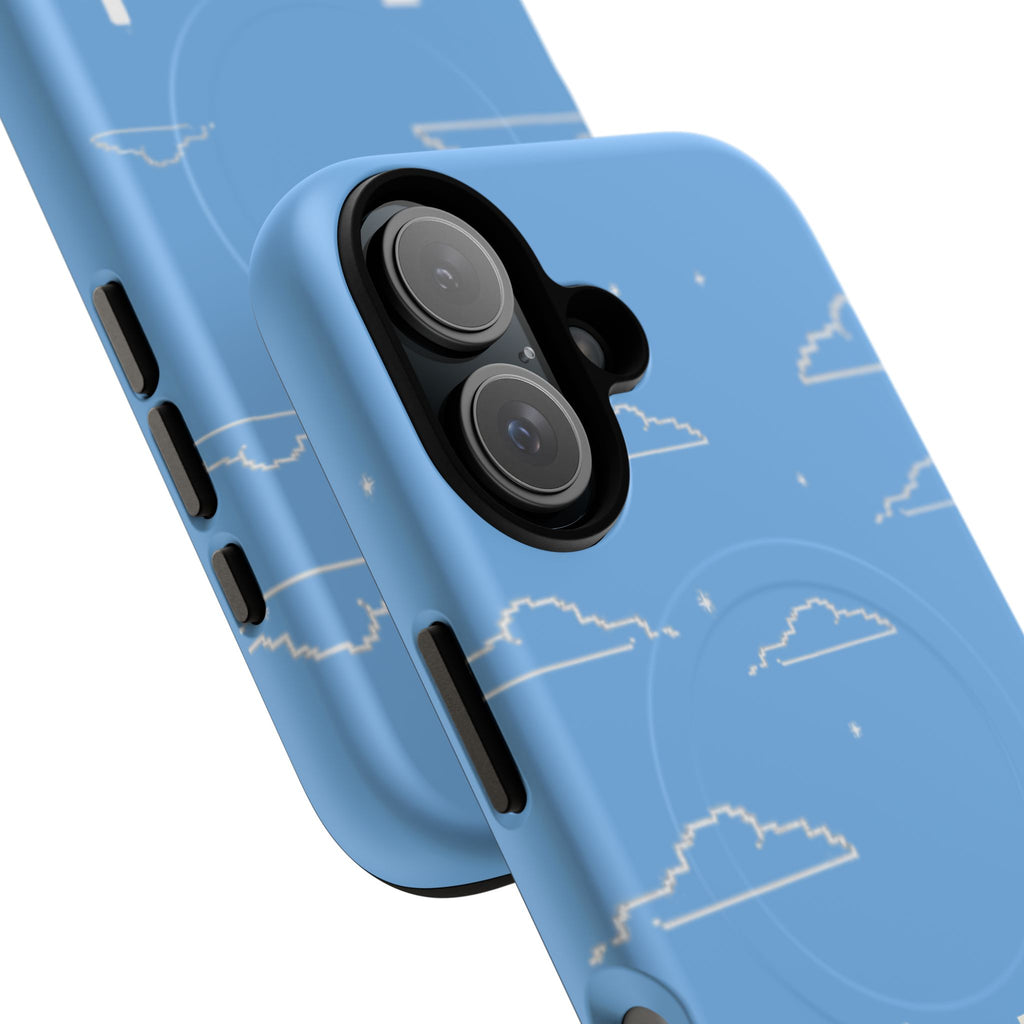 MEME004 iPhone Tough Magnetic Case — Pixel Runner Desert Design