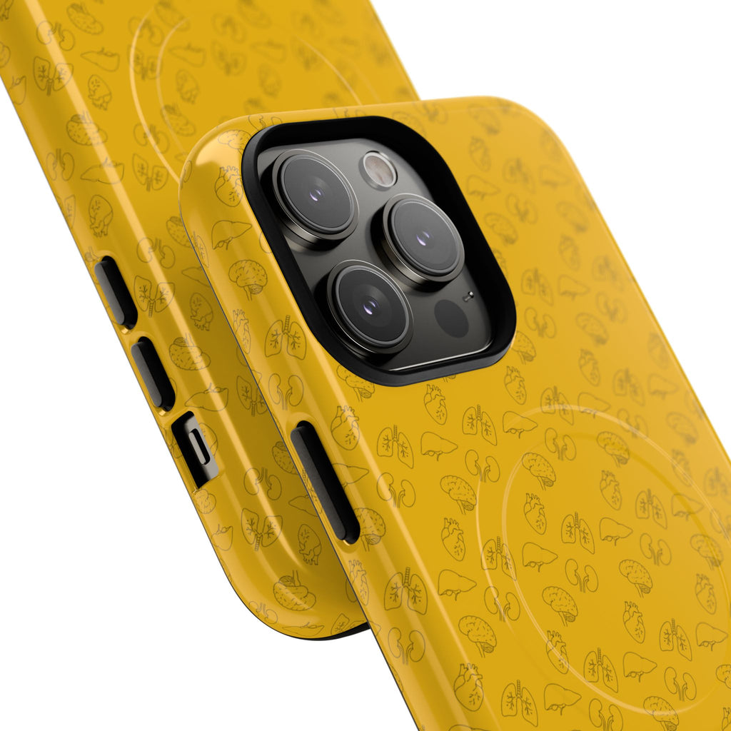 Magnetic Tough Phone Case — Clear Protective Case with Subtle Pattern