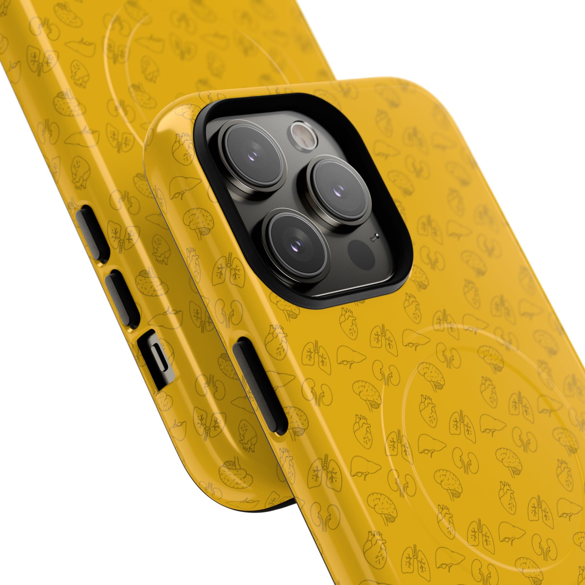 Magnetic Tough Phone Case — Clear Protective Case with Subtle Pattern