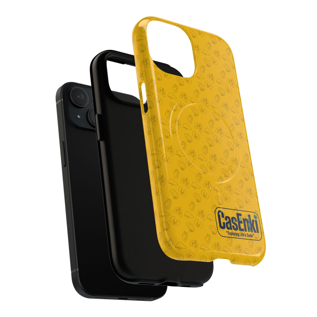 Magnetic Tough Phone Case — Clear Protective Case with Subtle Pattern