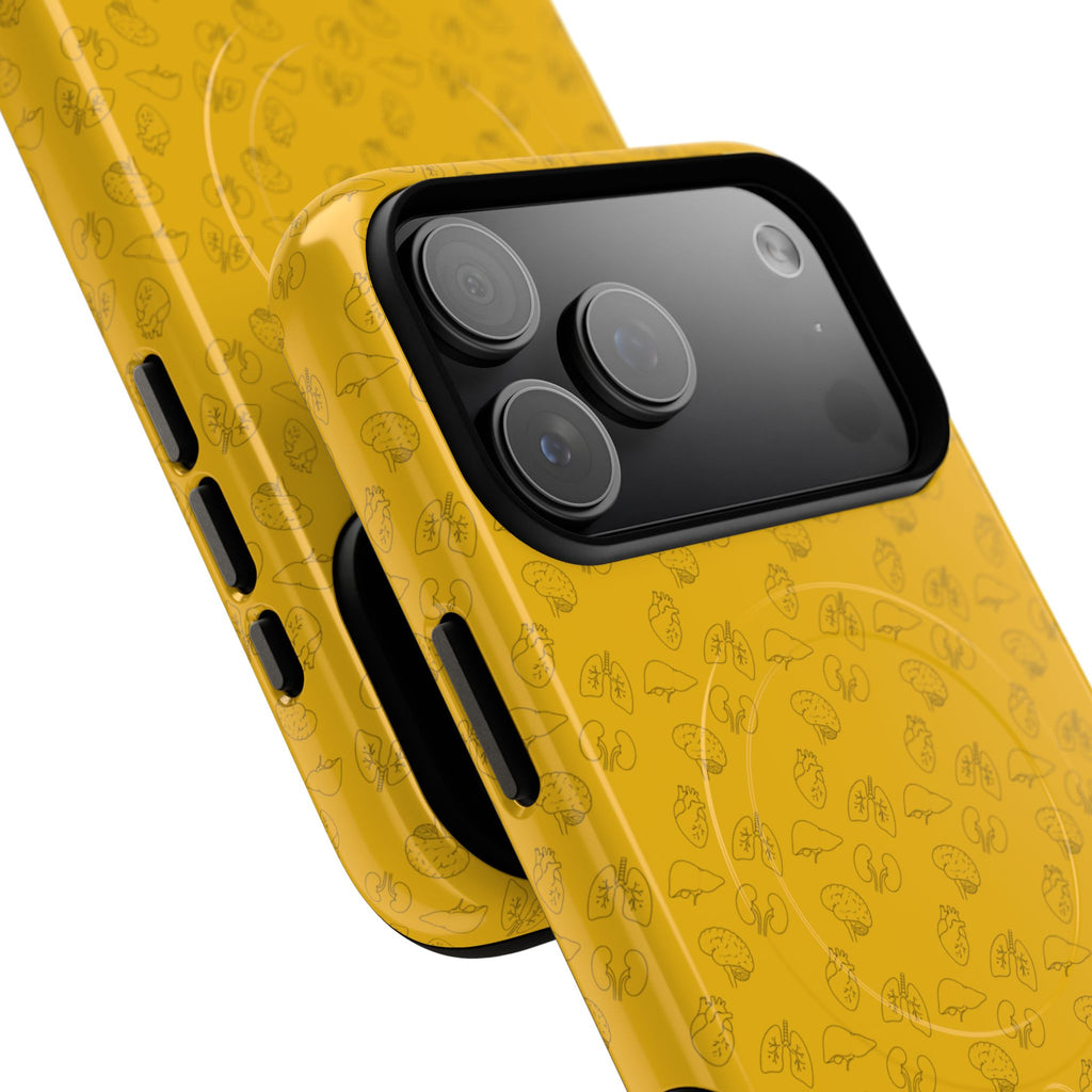Magnetic Tough Phone Case — Clear Protective Case with Subtle Pattern