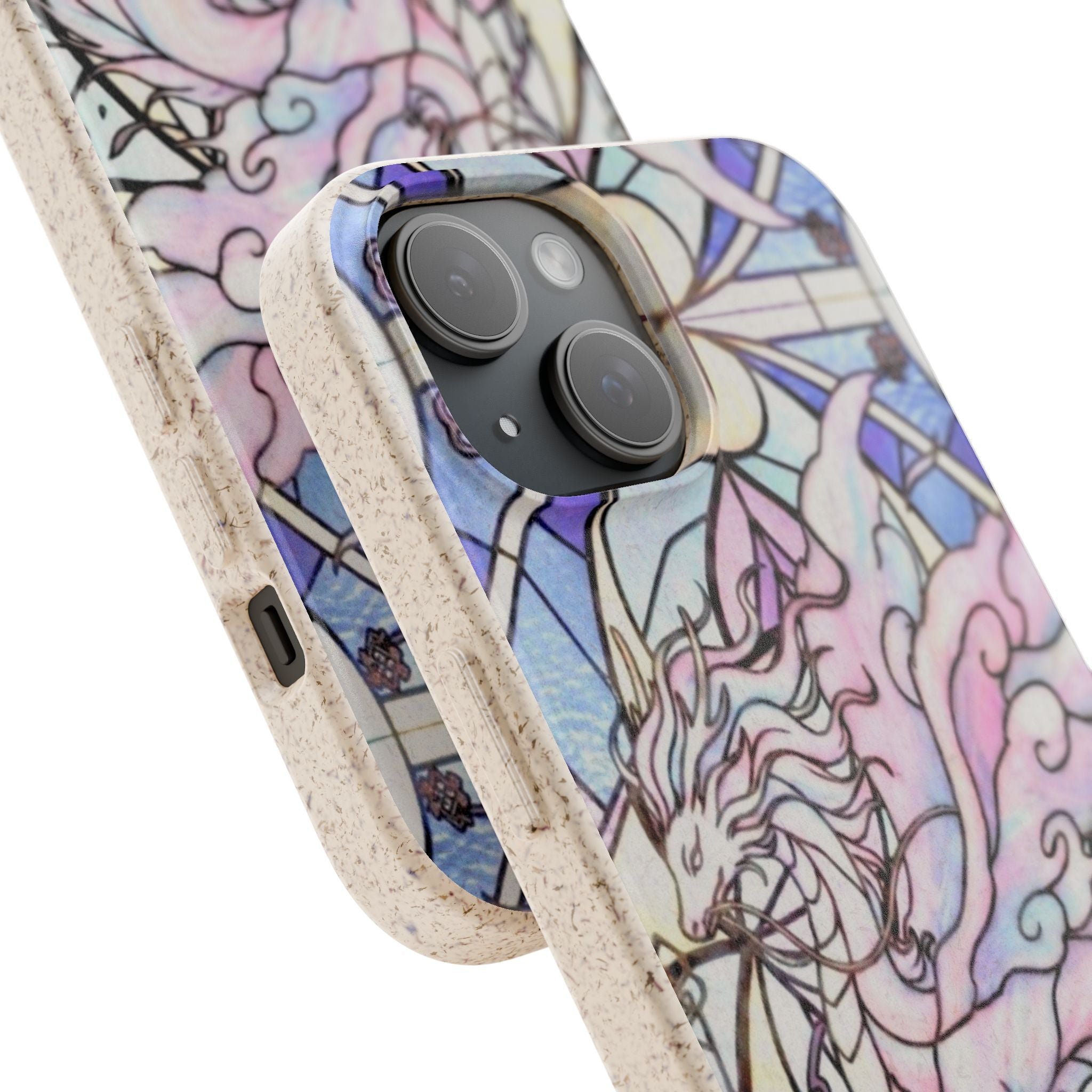 Special MOUMONS024 stained glass biodegradable Phone Case