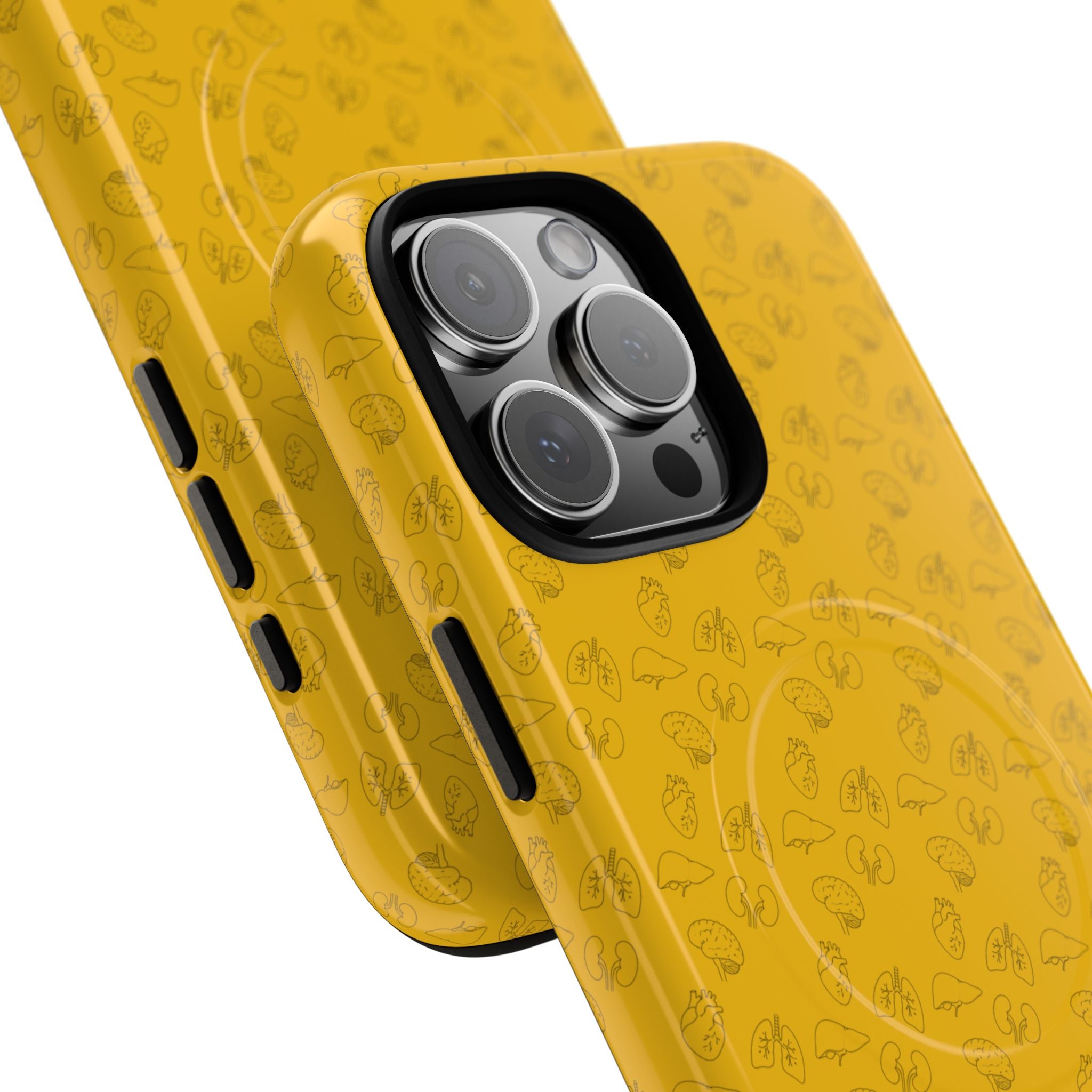 Magnetic Tough Phone Case — Clear Protective Case with Subtle Pattern