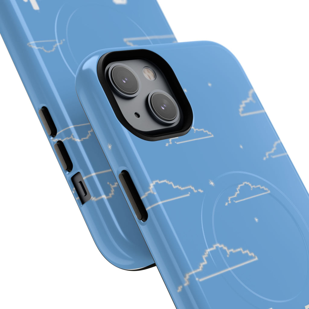 MEME004 iPhone Tough Magnetic Case — Pixel Runner Desert Design